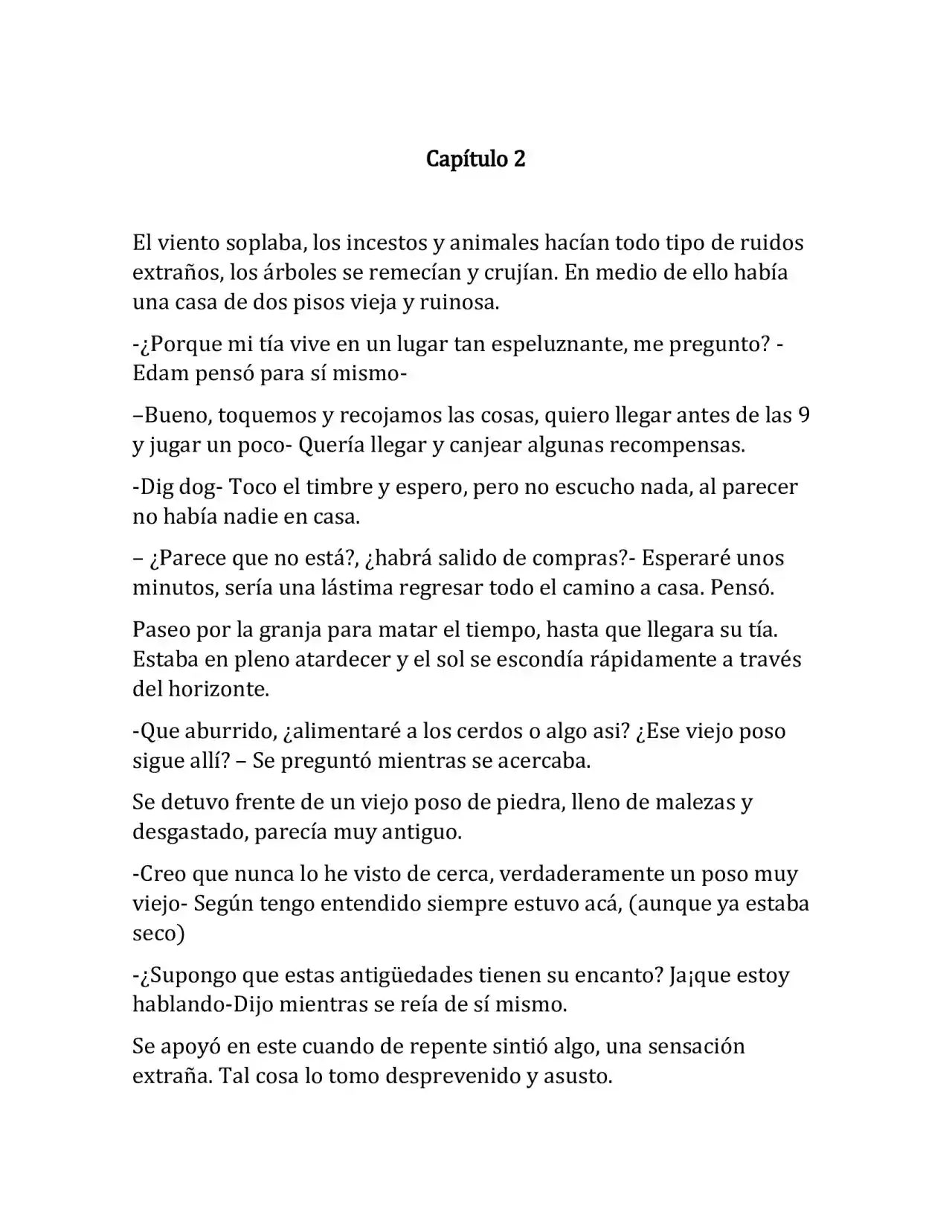 Fragmento De Dios (Novela) - Capítulo 2 - Página 1 - LectorTMOo
