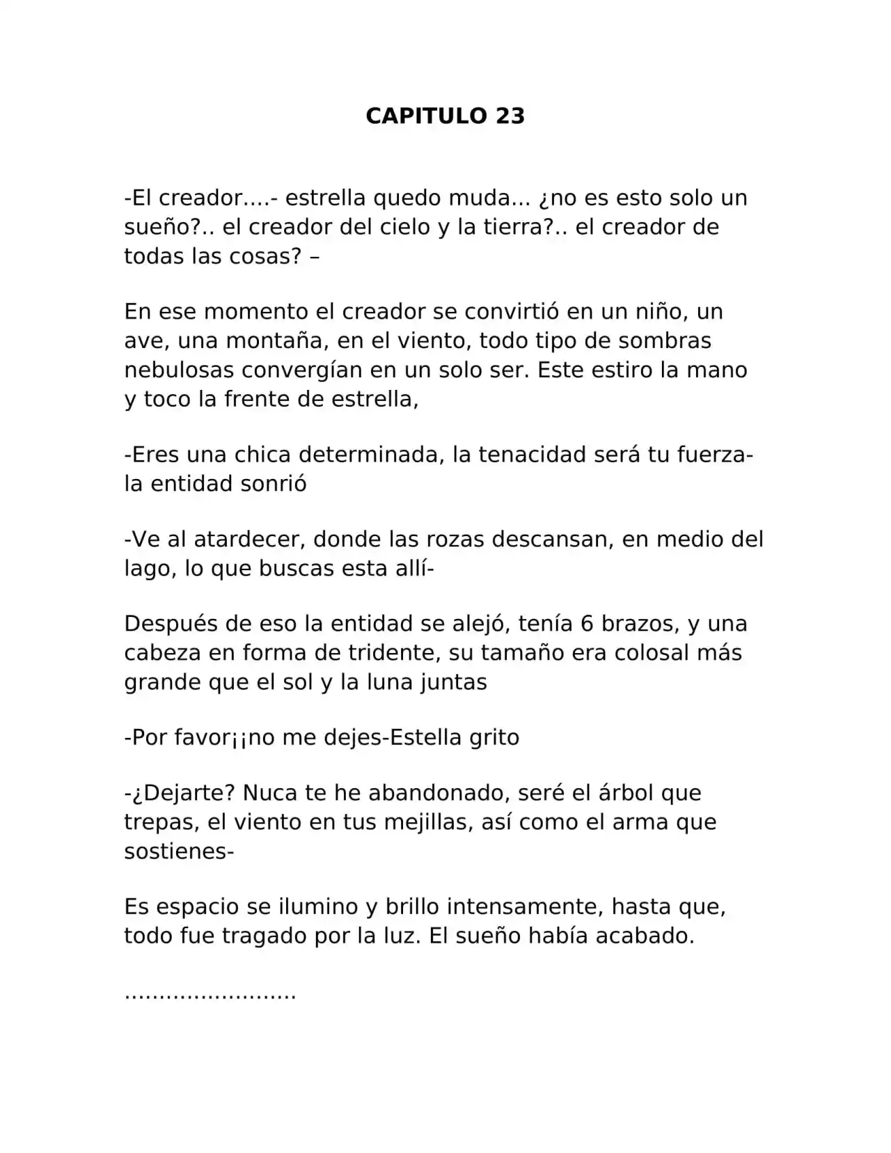 Fragmento De Dios (Novela) - Capítulo 23 - Página 1 - LectorTMOo