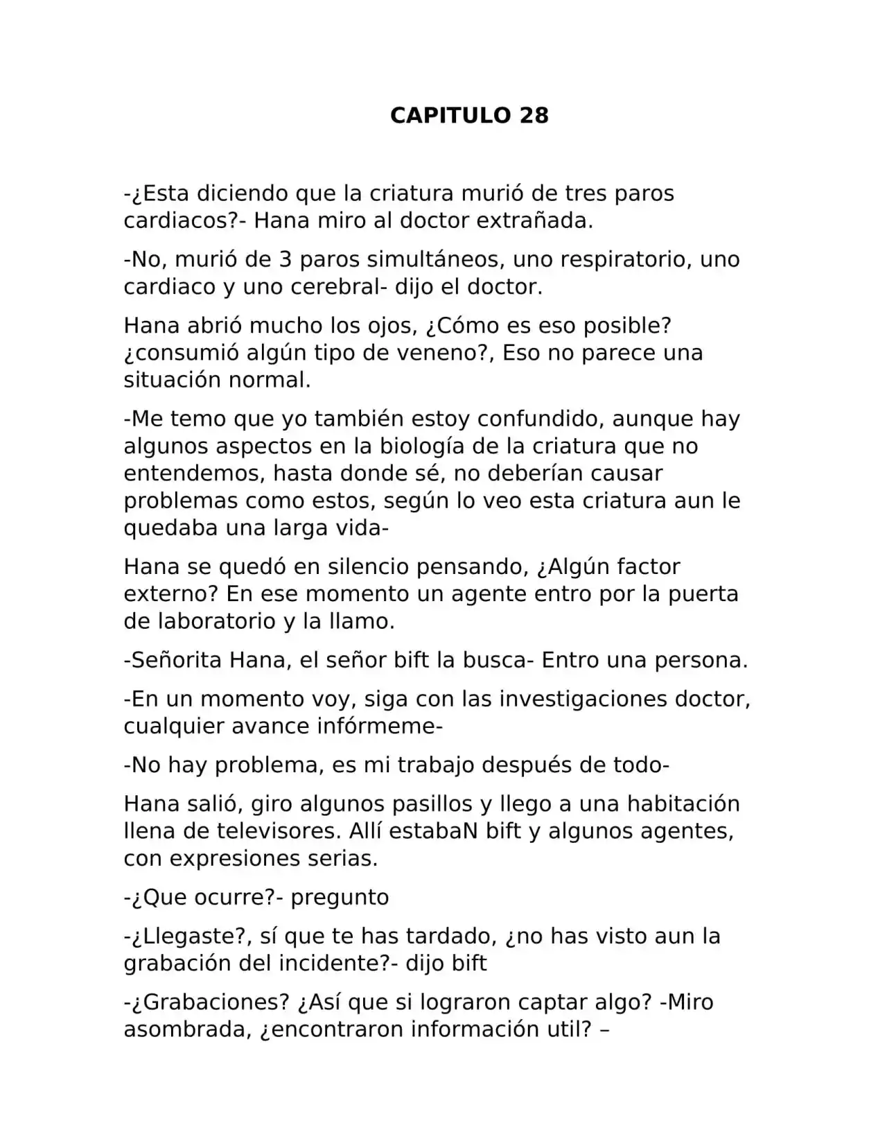 Fragmento De Dios (Novela) - Capítulo 28 - Página 1 - LectorTMOo