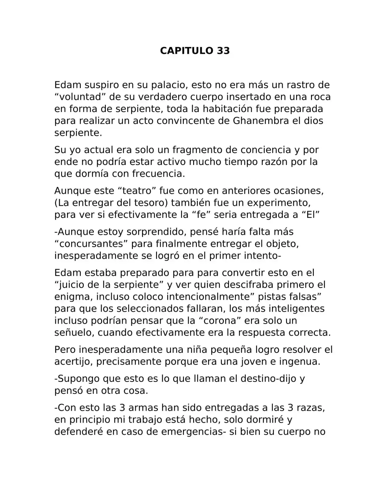 Fragmento De Dios (Novela) - Capítulo 33 - Página 1 - LectorTMOo
