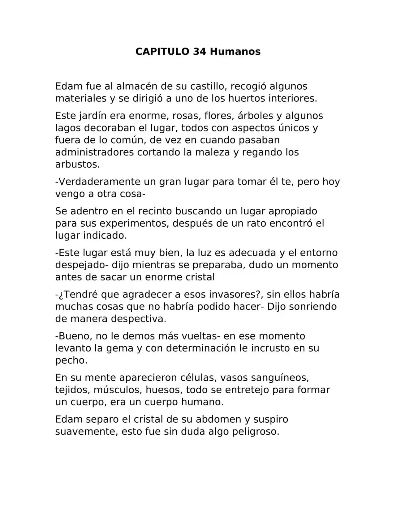 Fragmento De Dios (Novela) - Capítulo 34 - Página 1 - LectorTMOo