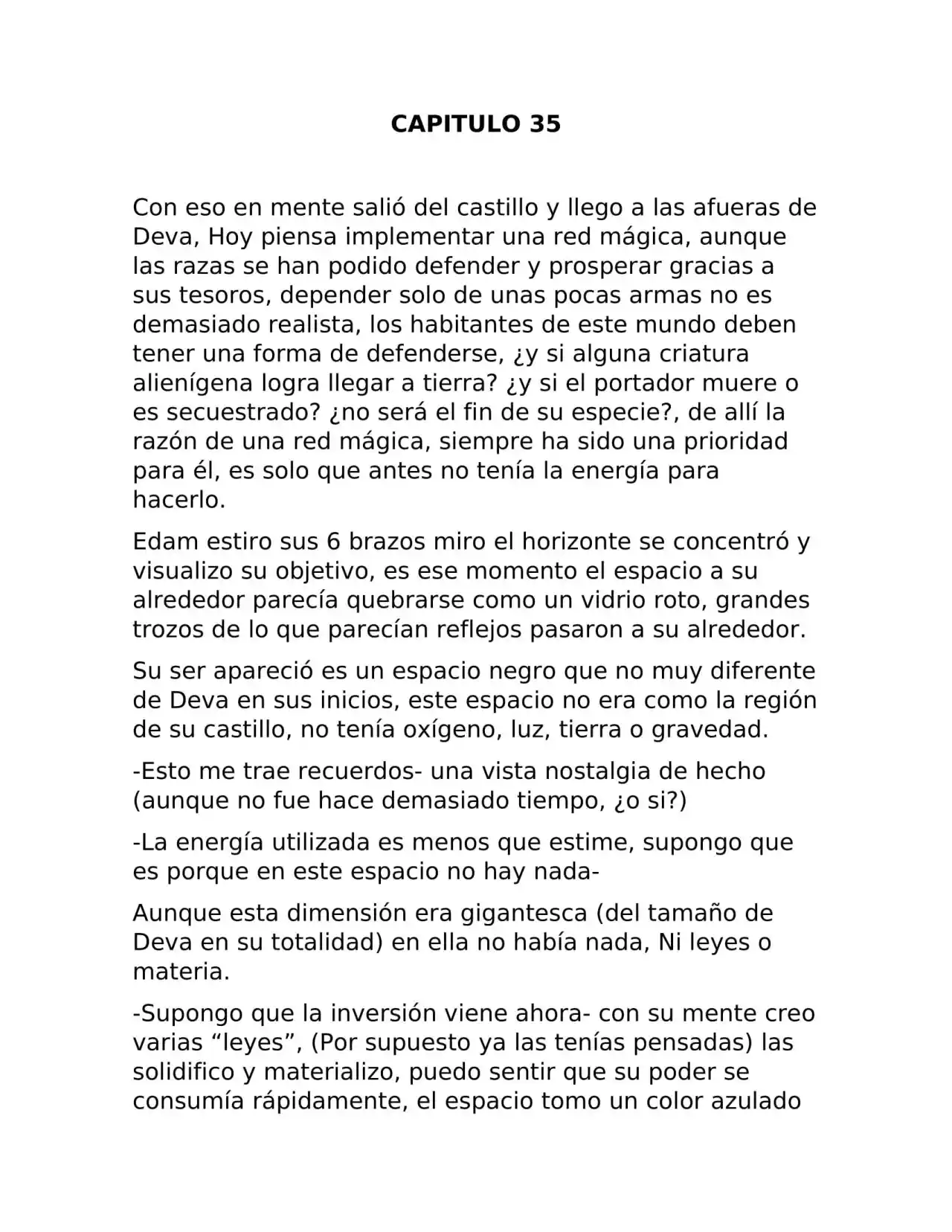 Fragmento De Dios (Novela) - Capítulo 35 - Página 1 - LectorTMOo