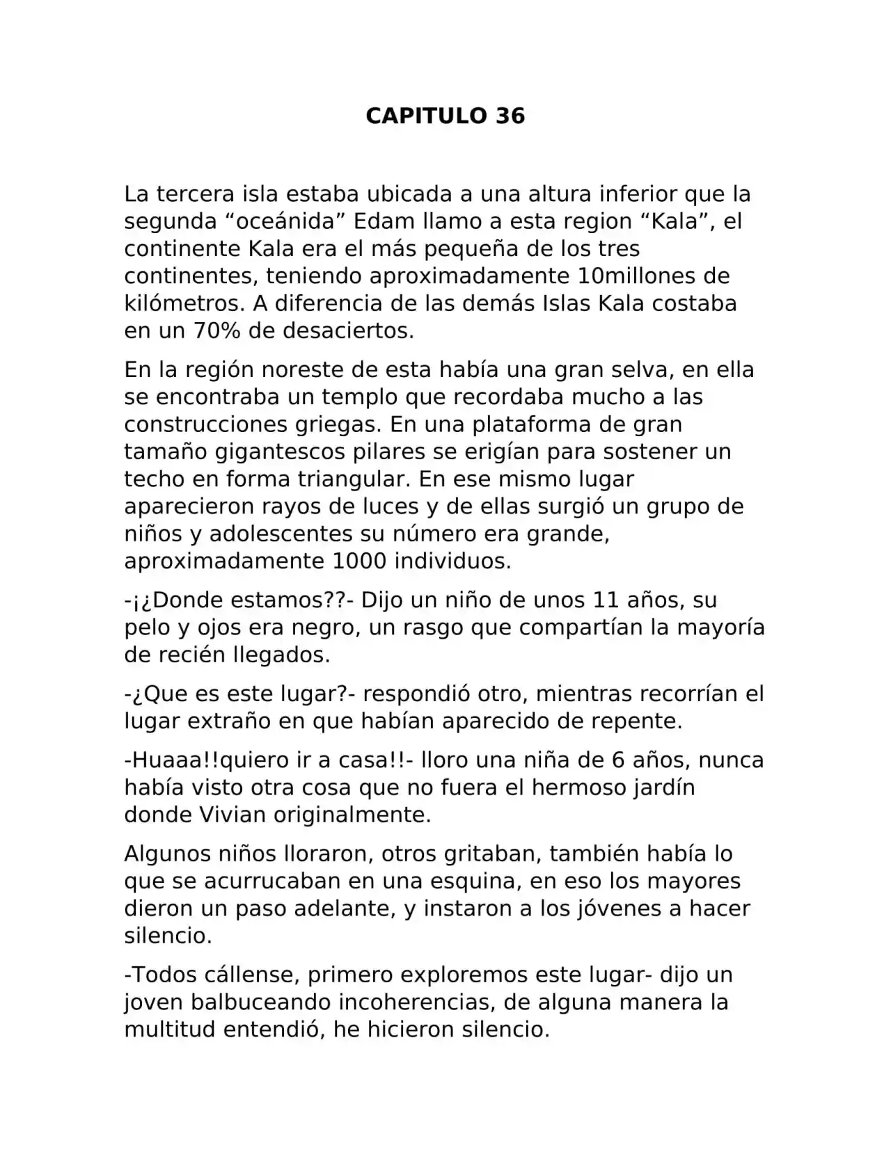 Fragmento De Dios (Novela) - Capítulo 36 - Página 1 - LectorTMOo