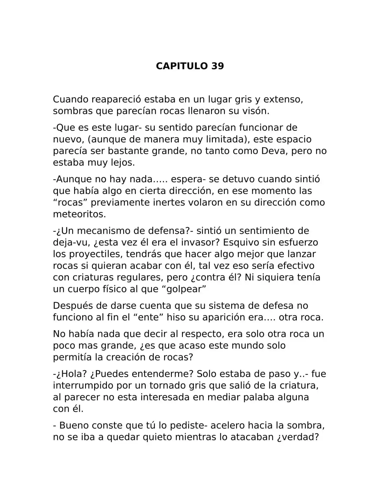 Fragmento De Dios (Novela) - Capítulo 39 - Página 1 - LectorTMOo