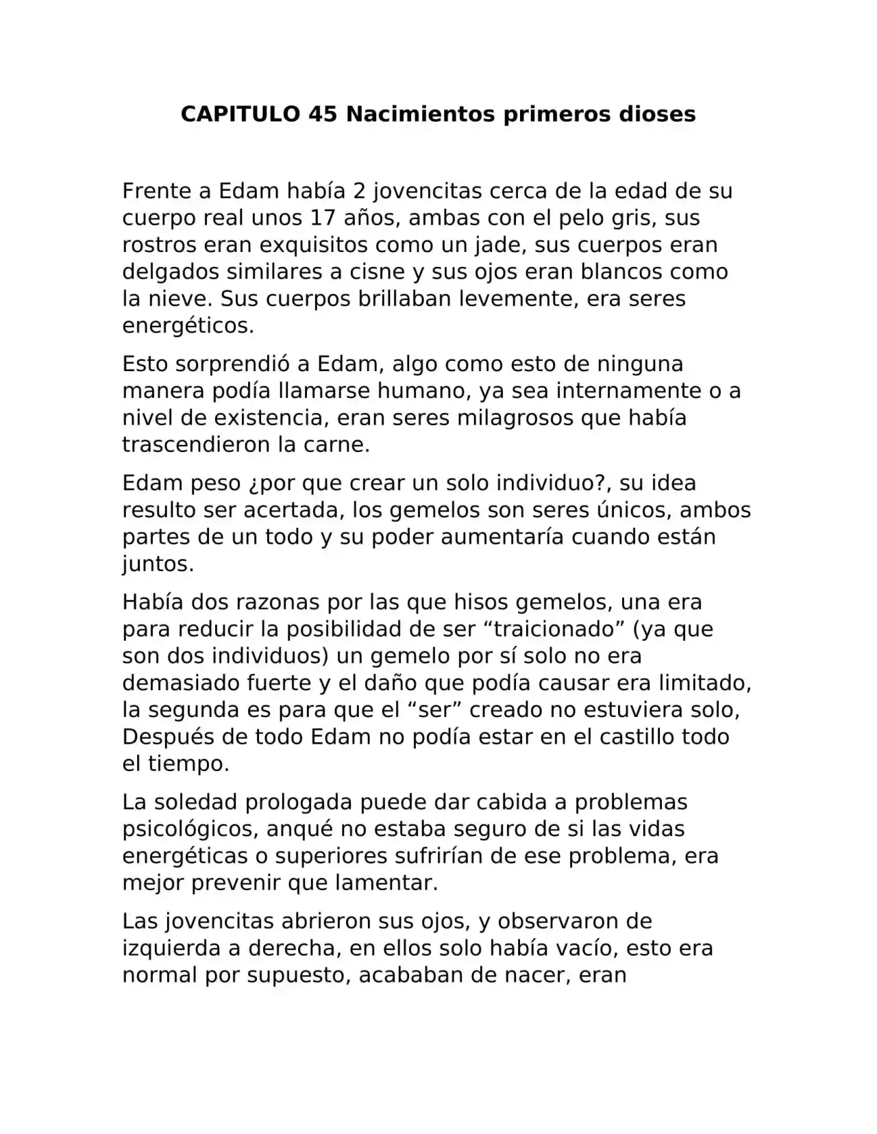 Fragmento De Dios (Novela) - Capítulo 45 - Página 1 - LectorTMOo