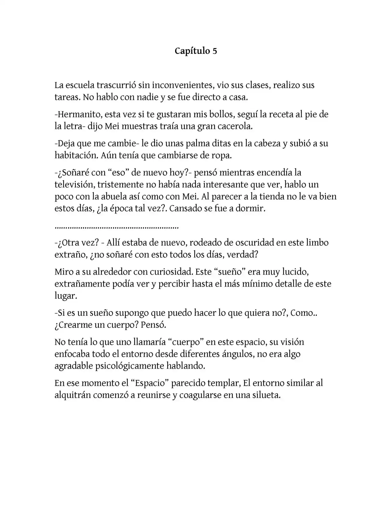 Fragmento De Dios (Novela) - Capítulo 5 - Página 1 - LectorTMOo