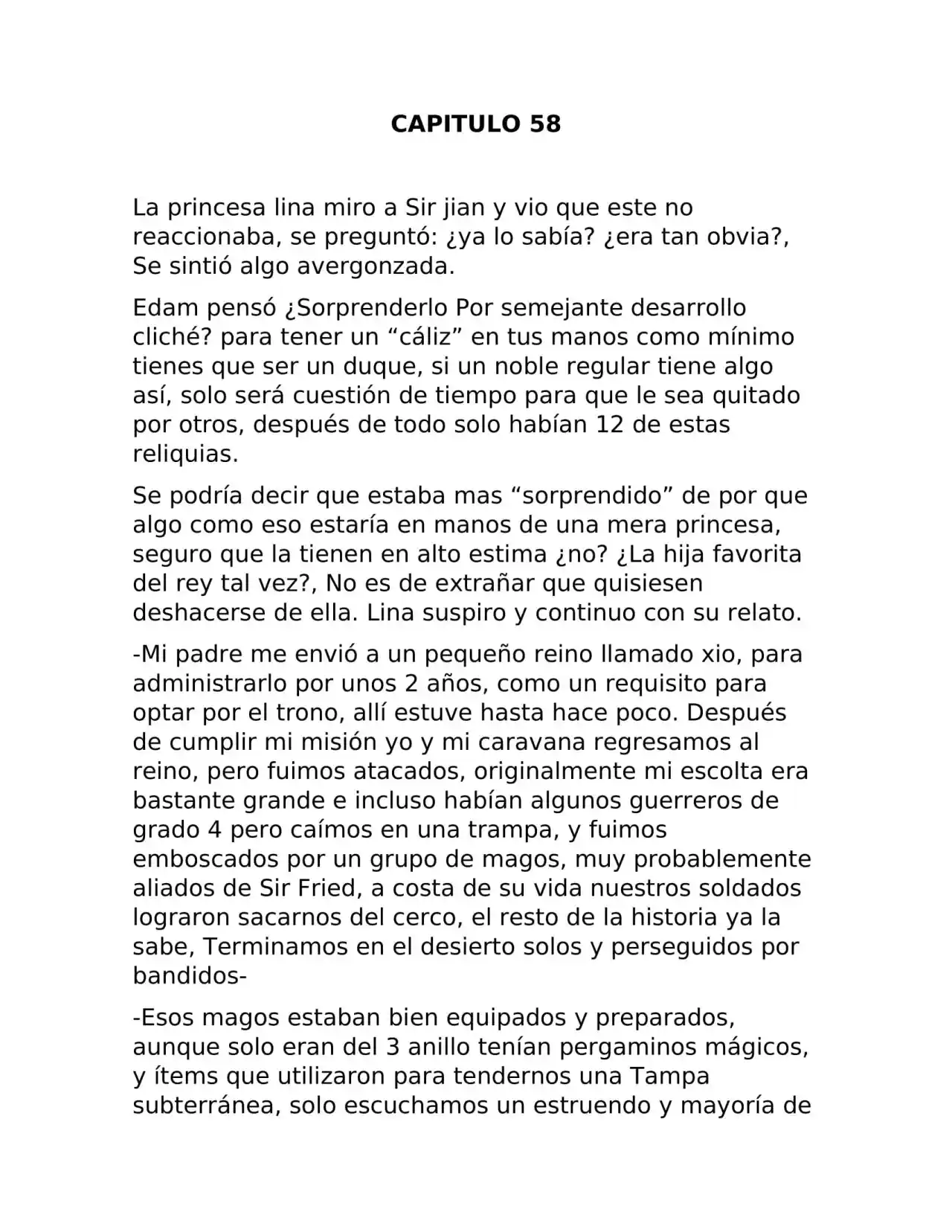 Fragmento De Dios (Novela) - Capítulo 58 - Página 1 - LectorTMOo