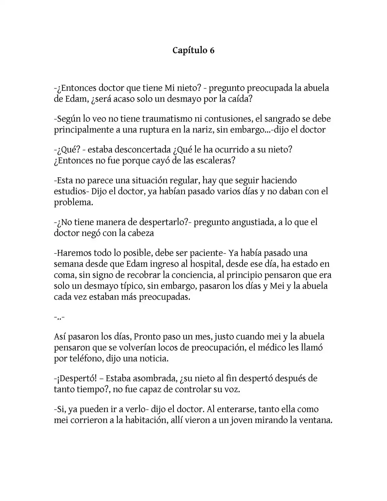 Fragmento De Dios (Novela) - Capítulo 6 - Página 1 - LectorTMOo
