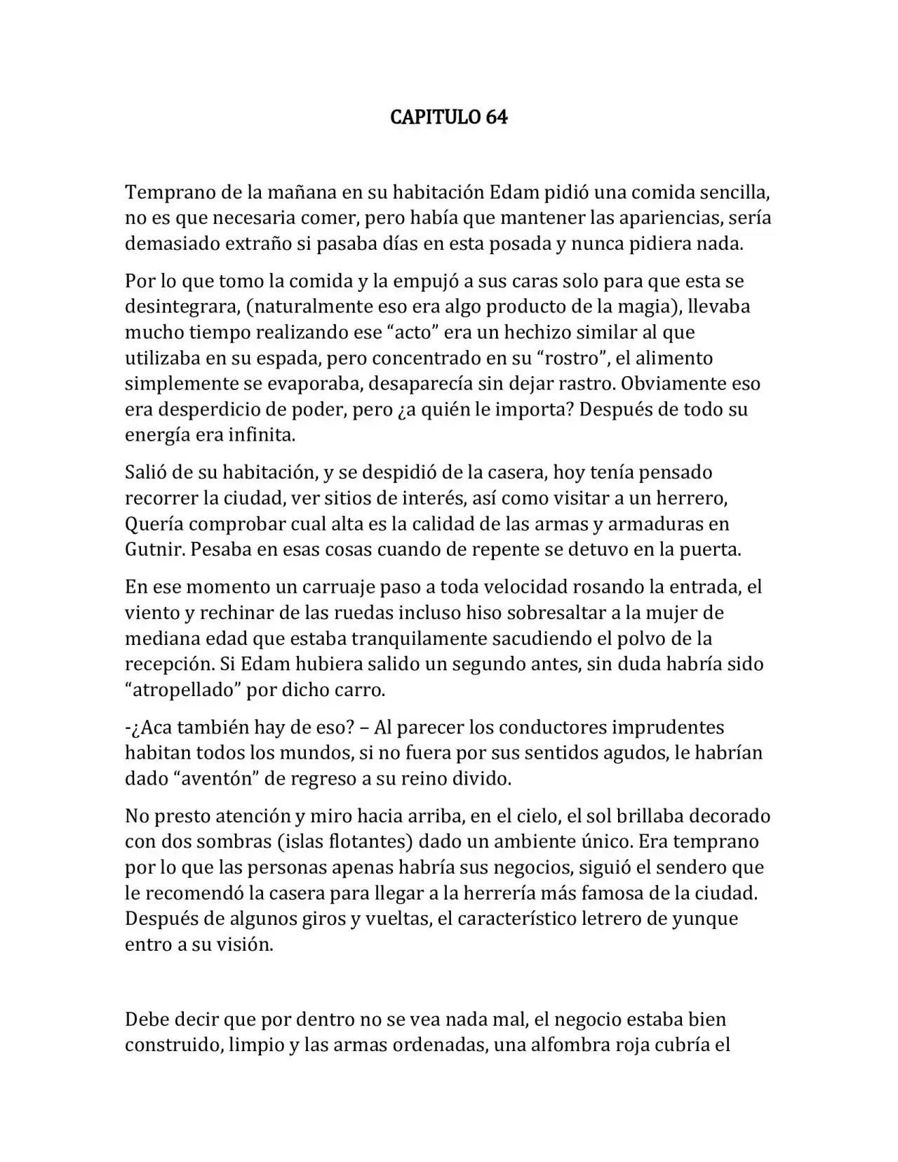 Fragmento De Dios (Novela) - Capítulo 64 - Página 1 - LectorTMOo