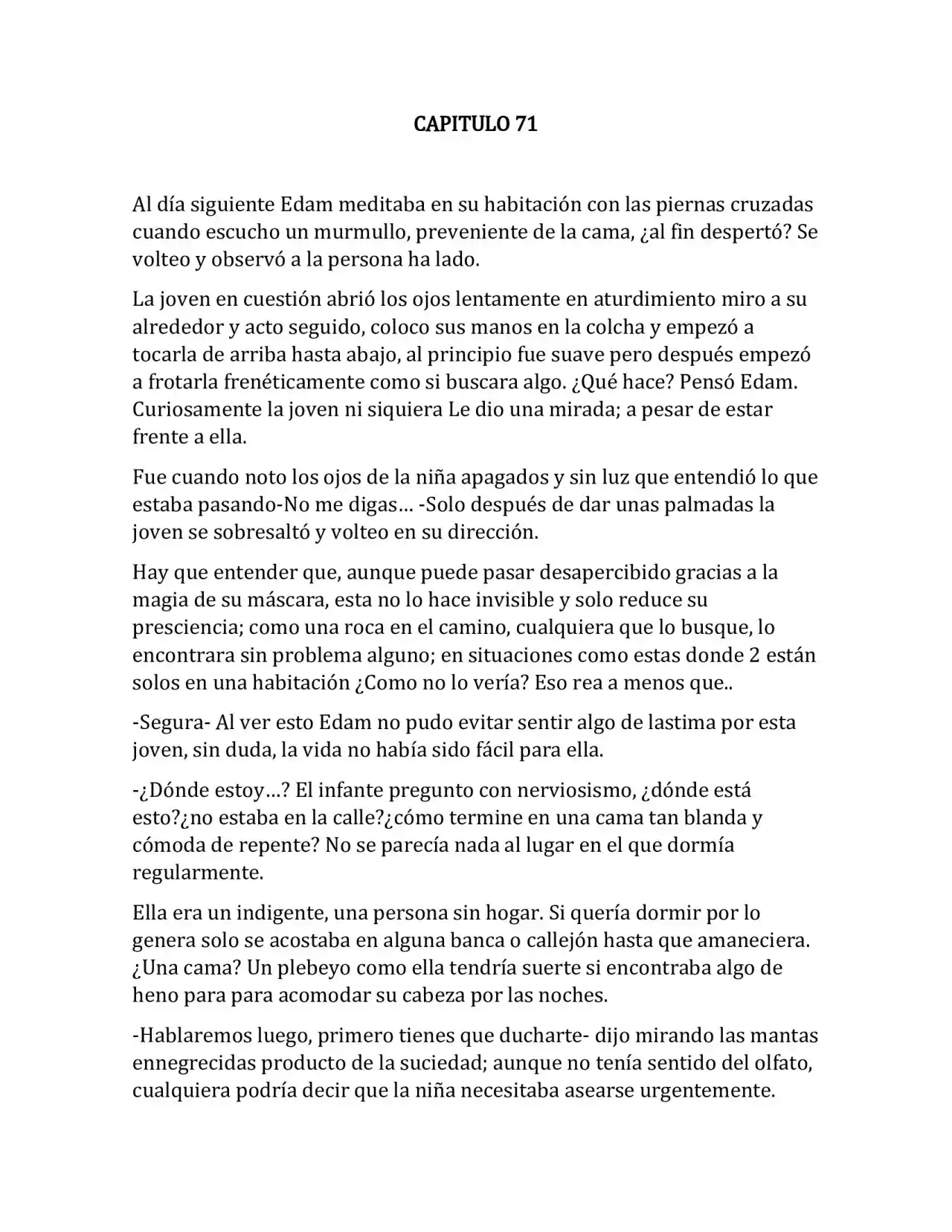 Fragmento De Dios (Novela) - Capítulo 71 - Página 1 - LectorTMOo