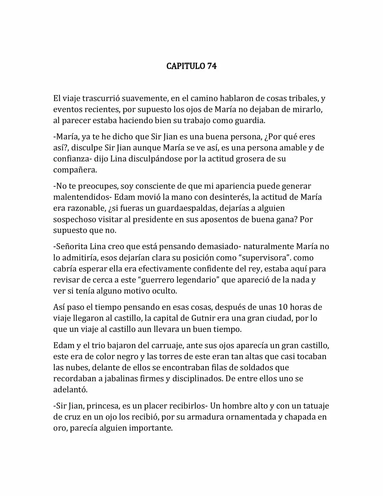 Fragmento De Dios (Novela) - Capítulo 74 - Página 1 - LectorTMOo
