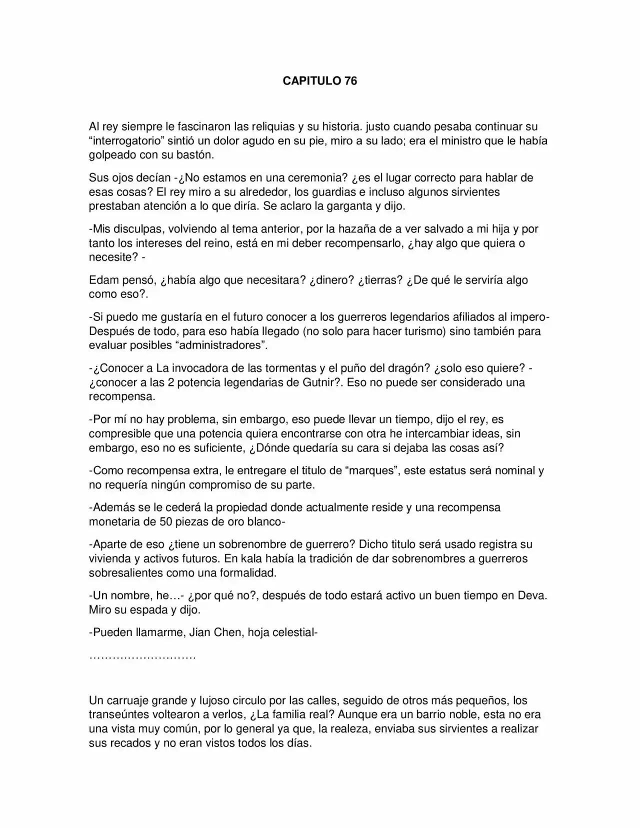 Fragmento De Dios (Novela) - Capítulo 76 - Página 1 - LectorTMOo