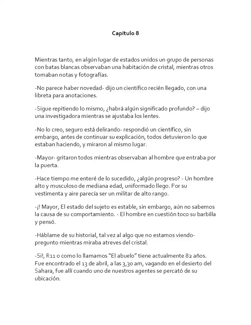 Fragmento De Dios (Novela) - Capítulo 8 - Página 1 - LectorTMOo