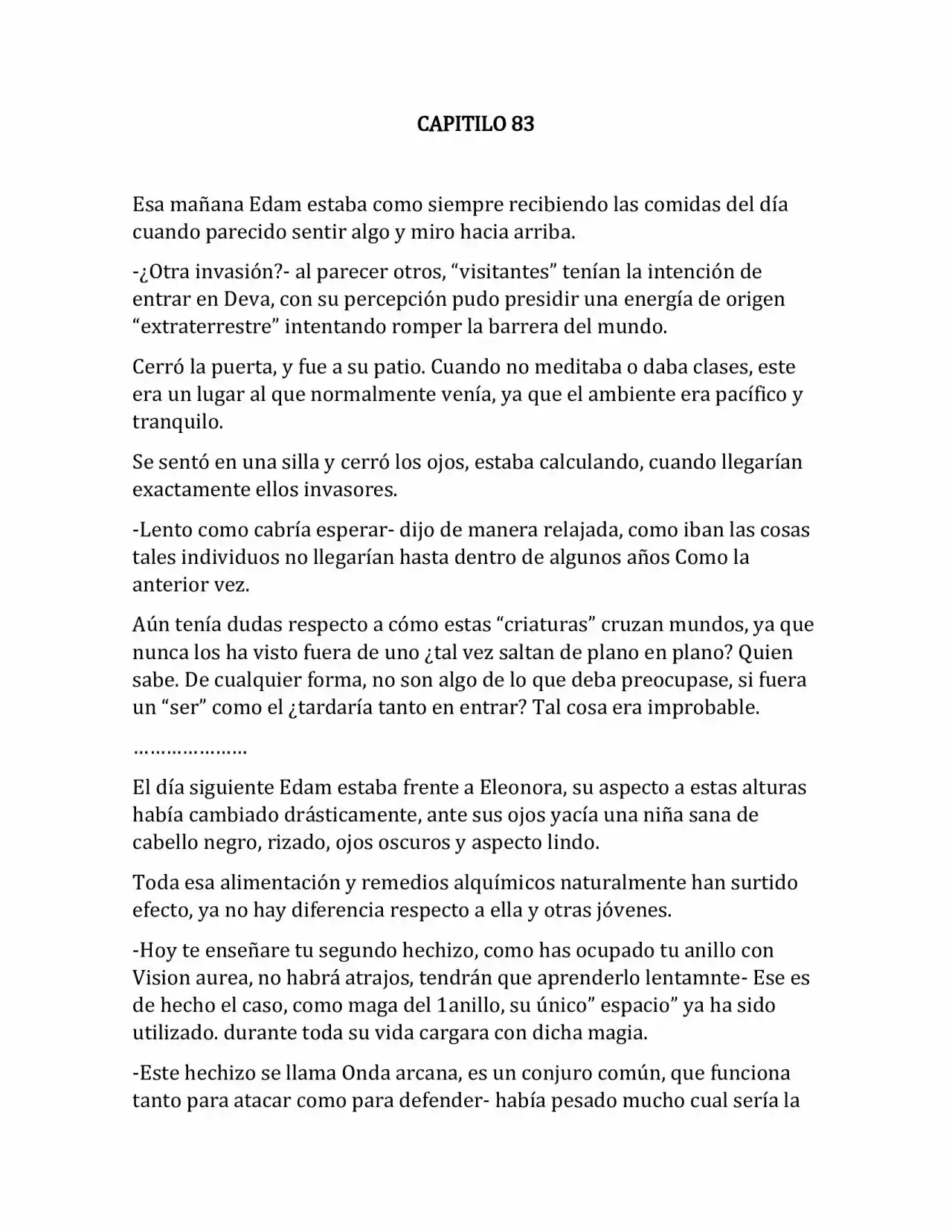 Fragmento De Dios (Novela) - Capítulo 83 - Página 1 - LectorTMOo