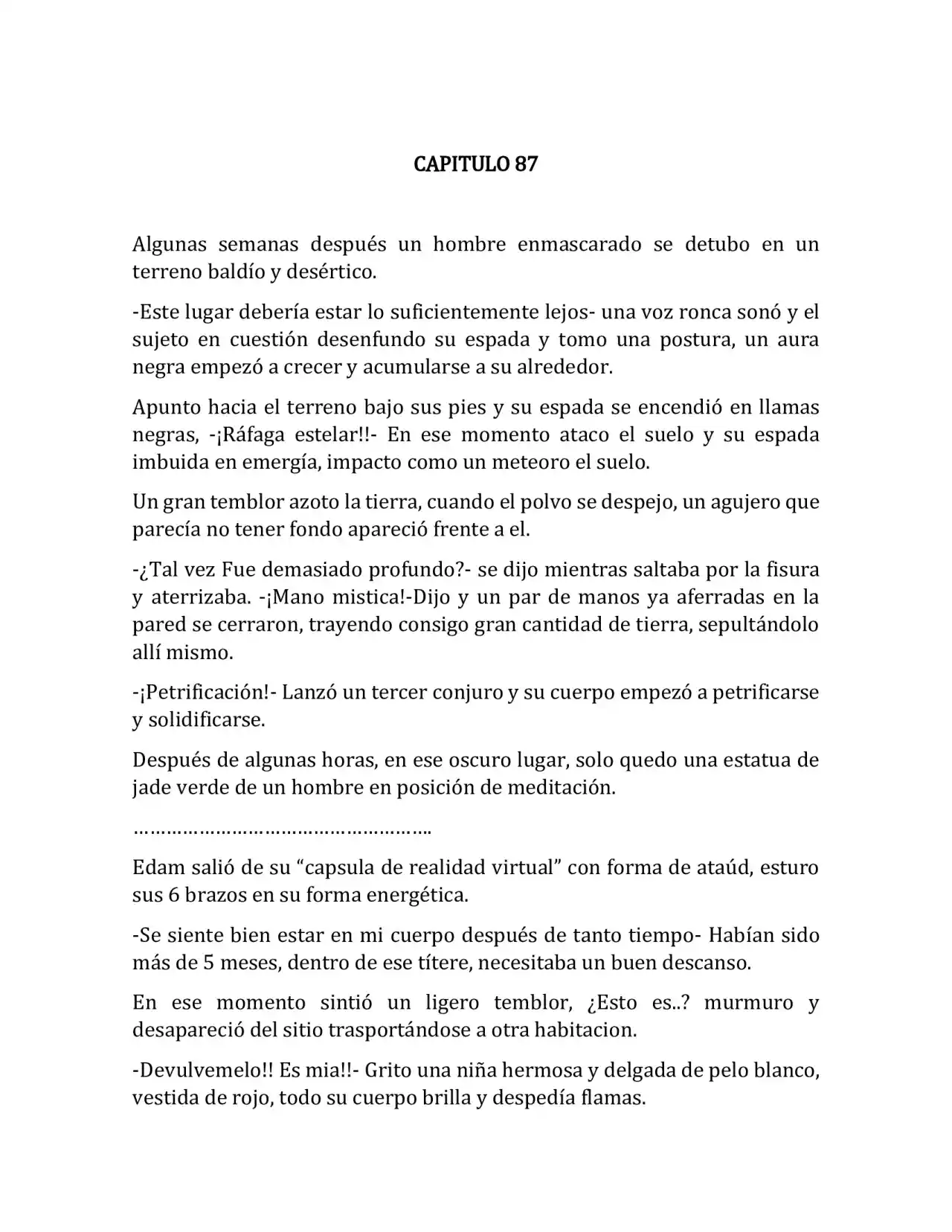 Fragmento De Dios (Novela) - Capítulo 87 - Página 1 - LectorTMOo