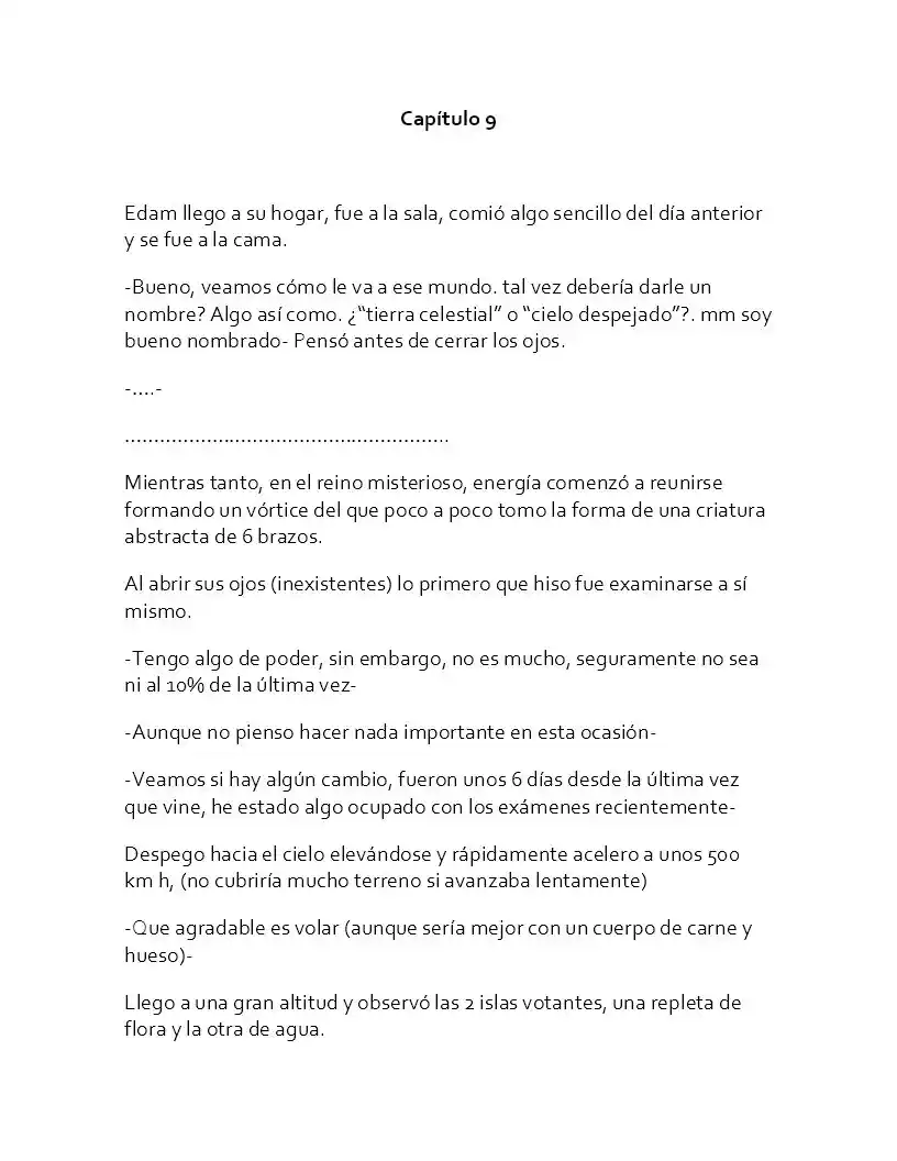 Fragmento De Dios (Novela) - Capítulo 9 - Página 1 - LectorTMOo