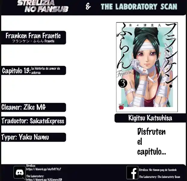Franken Fran Frantic - Capítulo 13 - Página 1 - LectorTMOo