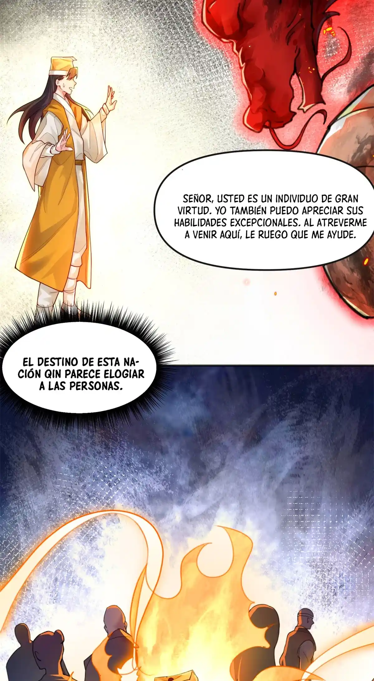Fue Solo Una Adivinación, ¡¿por Qué La Emperatriz Demonio De Nueve Colas Se Convirtió En Mi Esposa?! - Capítulo 7 - Página 6 - LectorTMOo