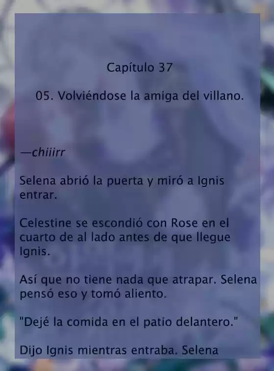 Fui Descubierta Por El Villano (Novela) - Capítulo 37 - Página 1 - LectorTMOo