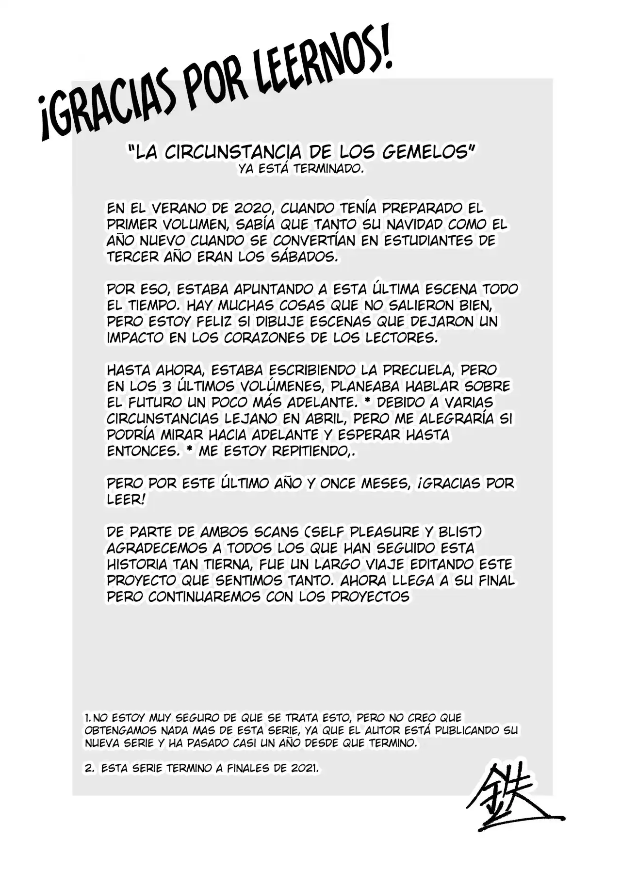 Futago-tachi No Sho Jijou - Capítulo 93.50 - Página 3 - LectorTMOo