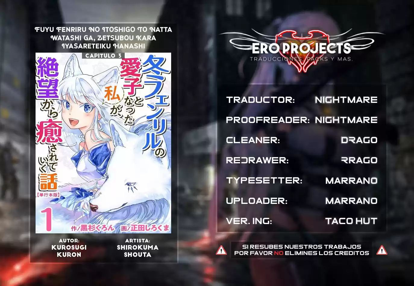 Fuyu Fenriru No Itoshigo To Natta Watashi Ga, Zetsubou Kara Iyasareteiku Hanashi - Capítulo 3 - Página 1 - LectorTMOo
