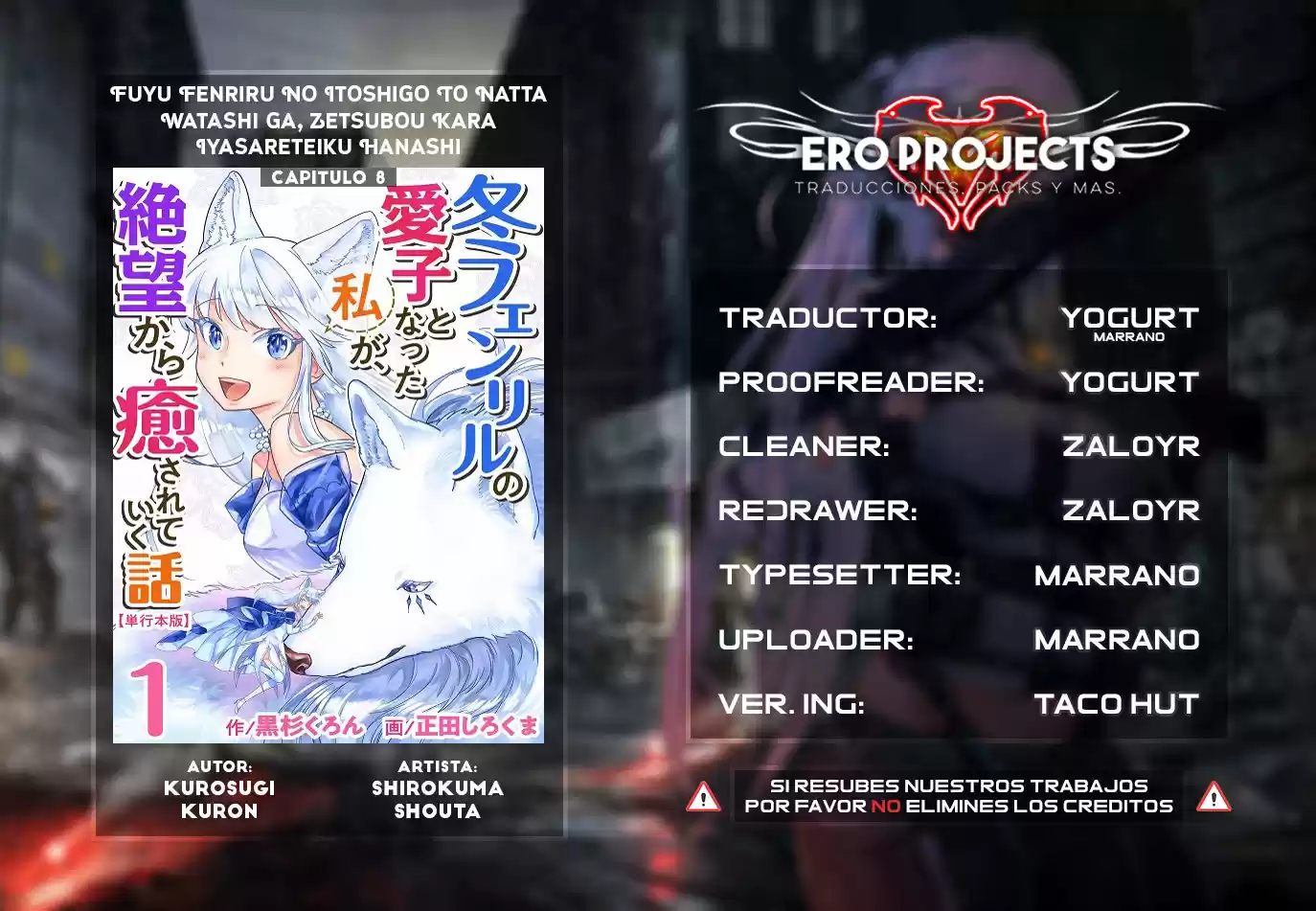 Fuyu Fenriru No Itoshigo To Natta Watashi Ga, Zetsubou Kara Iyasareteiku Hanashi - Capítulo 8 - Página 1 - LectorTMOo