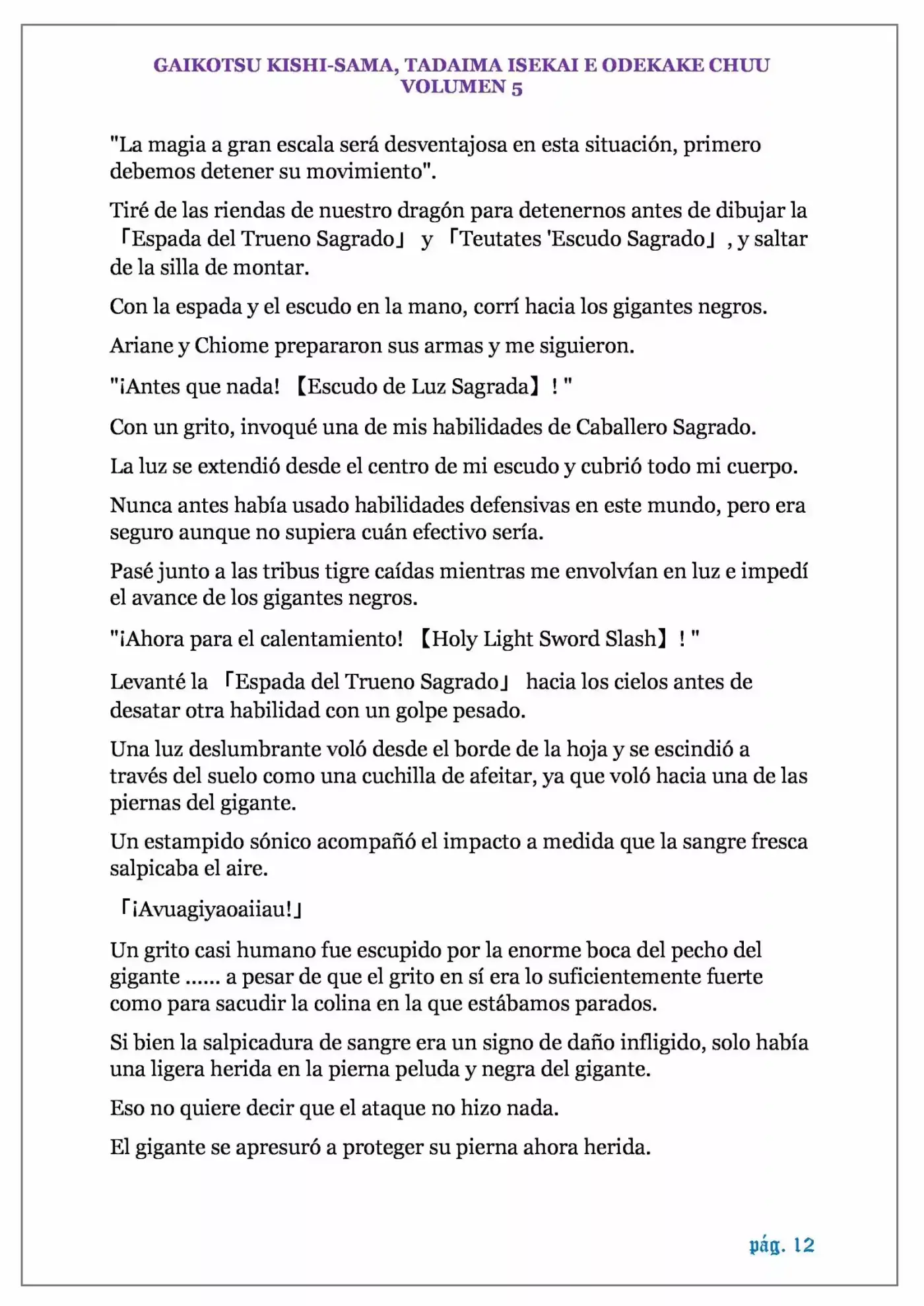 GAIKOTSU KISHI-SAMA (Novela) - Capítulo 101 - Página 12 - LectorTMOo
