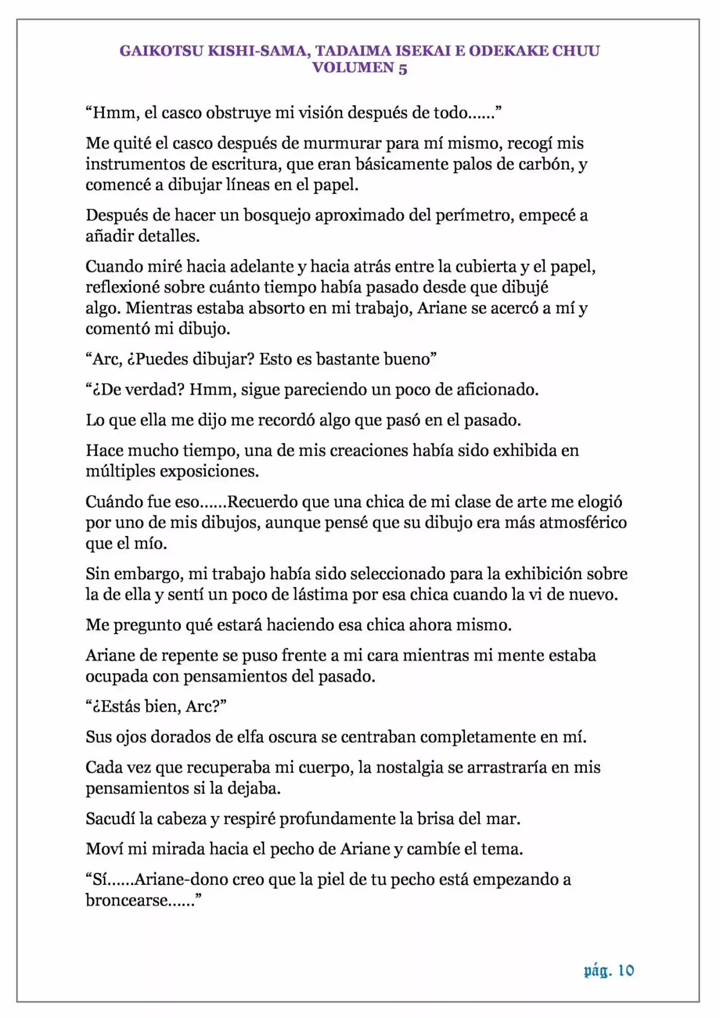 GAIKOTSU KISHI-SAMA (Novela) - Capítulo 107 - Página 10 - LectorTMOo