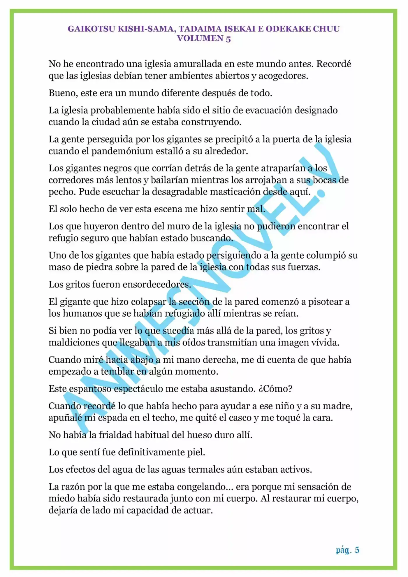 GAIKOTSU KISHI-SAMA (Novela) - Capítulo 123 - Página 5 - LectorTMOo