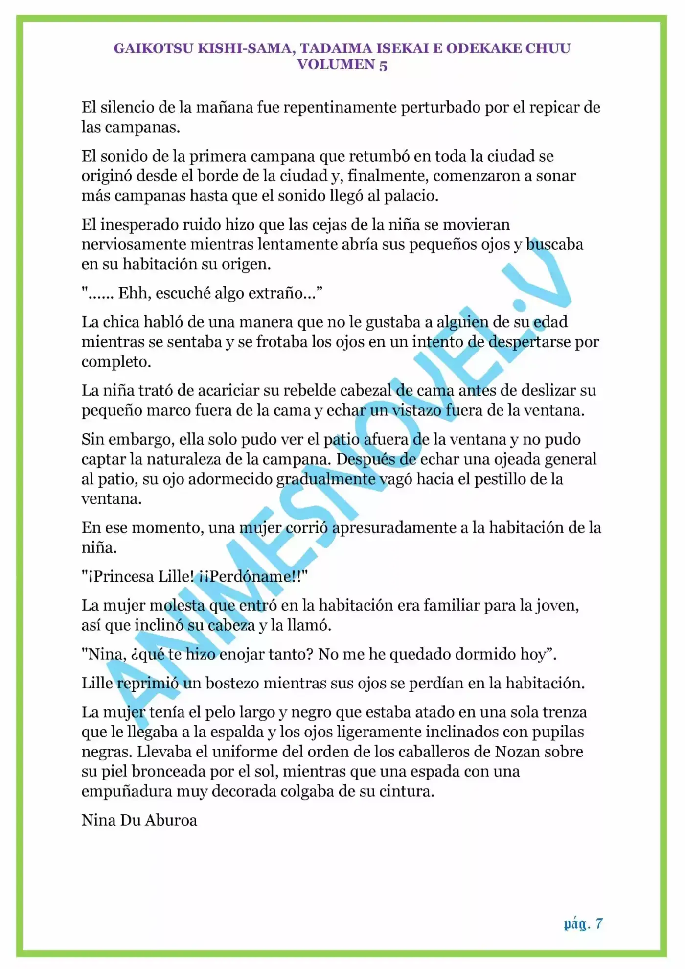 GAIKOTSU KISHI-SAMA (Novela) - Capítulo 126 - Página 7 - LectorTMOo