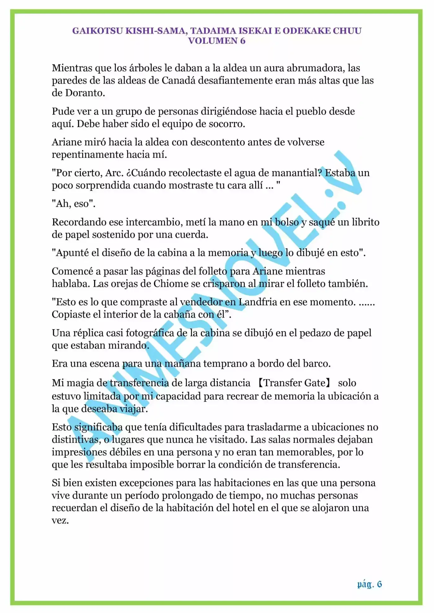 GAIKOTSU KISHI-SAMA (Novela) - Capítulo 132 - Página 6 - LectorTMOo