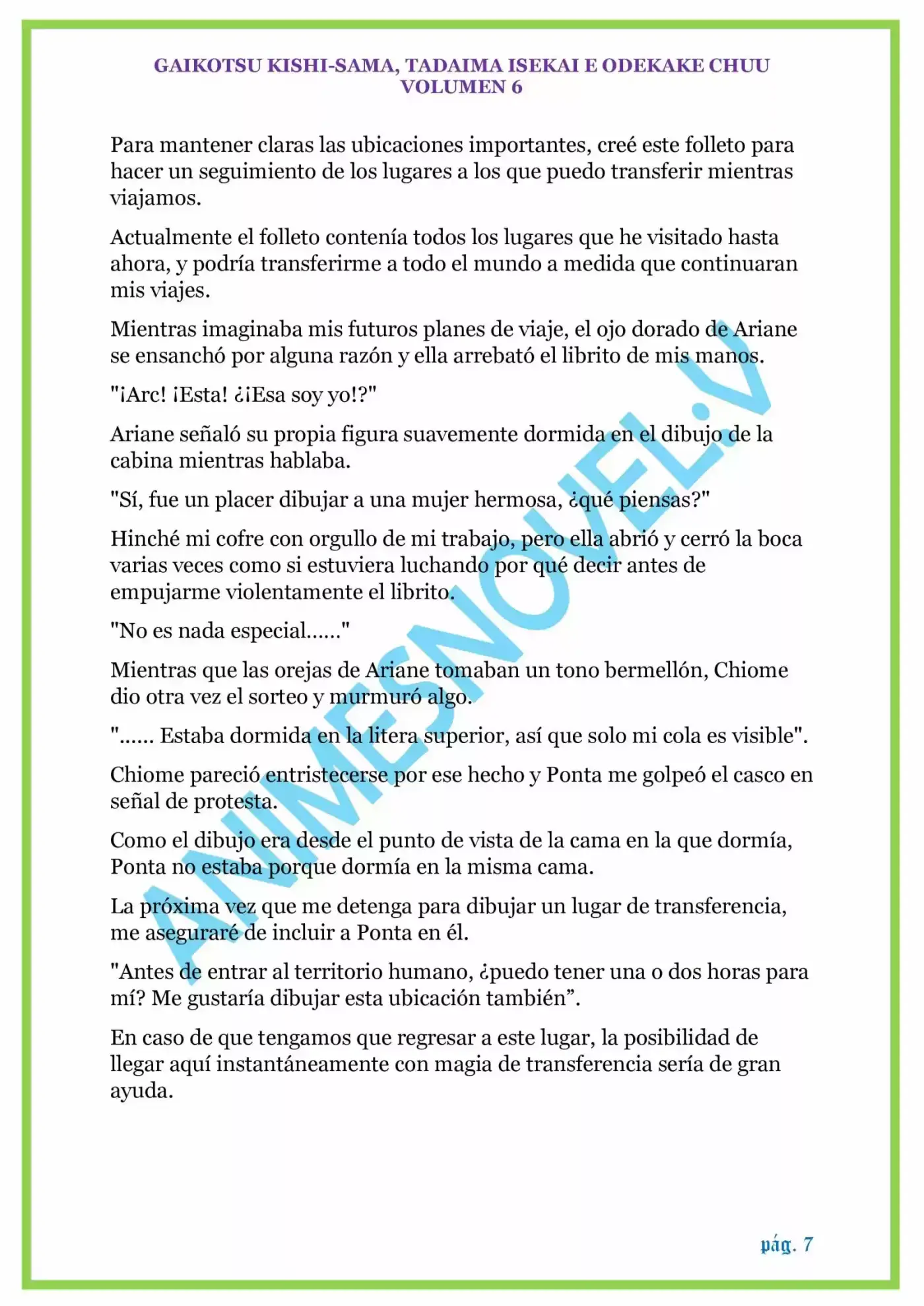 GAIKOTSU KISHI-SAMA (Novela) - Capítulo 132 - Página 7 - LectorTMOo