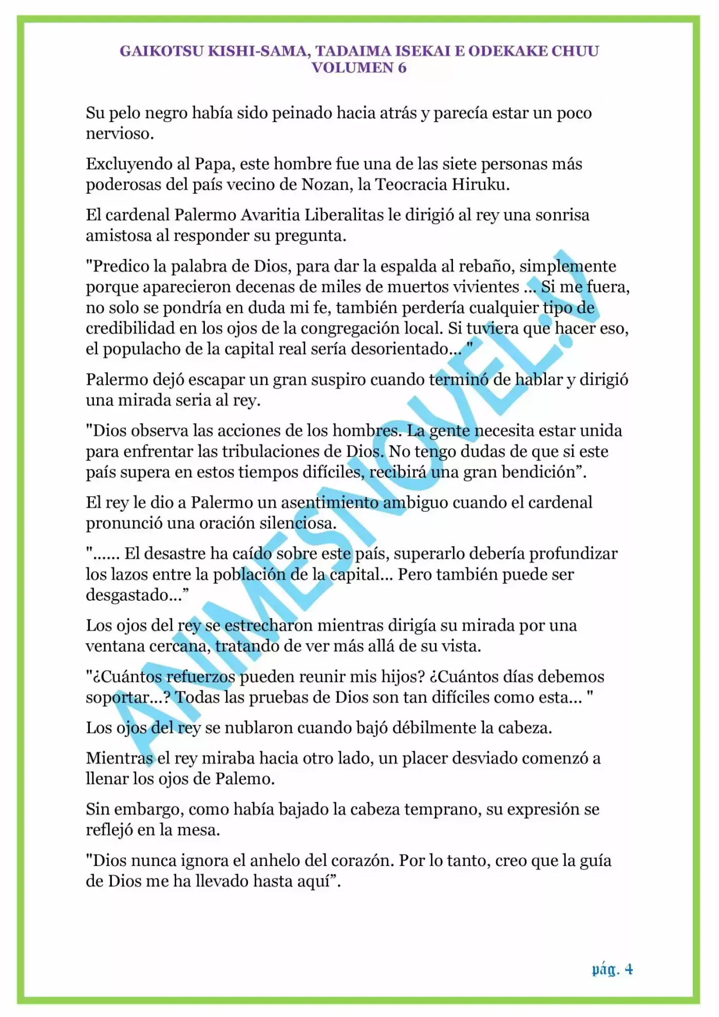 GAIKOTSU KISHI-SAMA (Novela) - Capítulo 137 - Página 4 - LectorTMOo