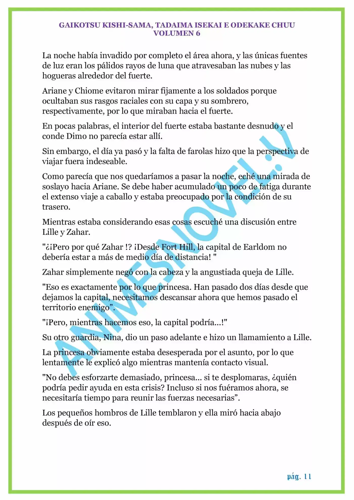 GAIKOTSU KISHI-SAMA (Novela) - Capítulo 138 - Página 11 - LectorTMOo