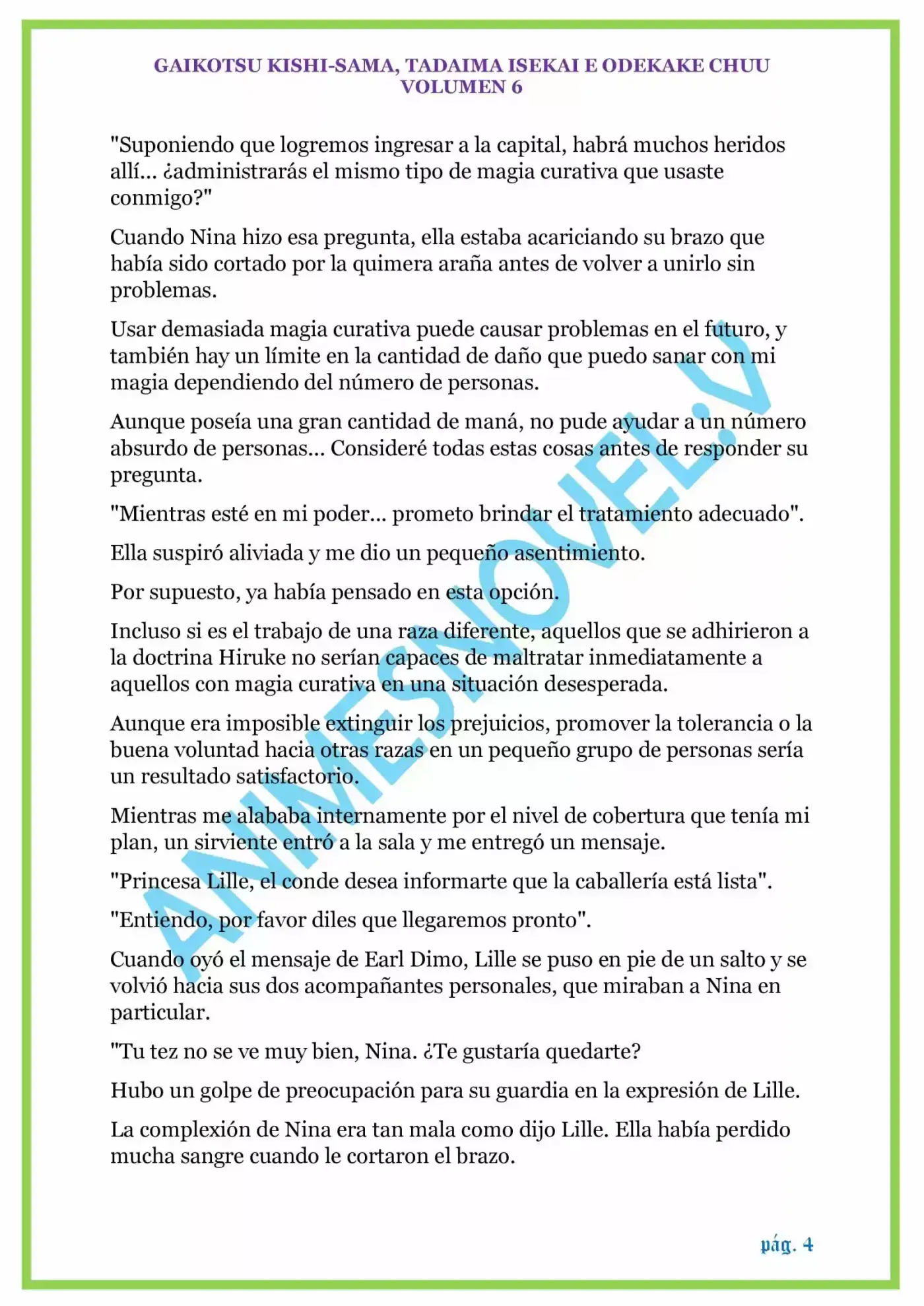GAIKOTSU KISHI-SAMA (Novela) - Capítulo 143 - Página 4 - LectorTMOo