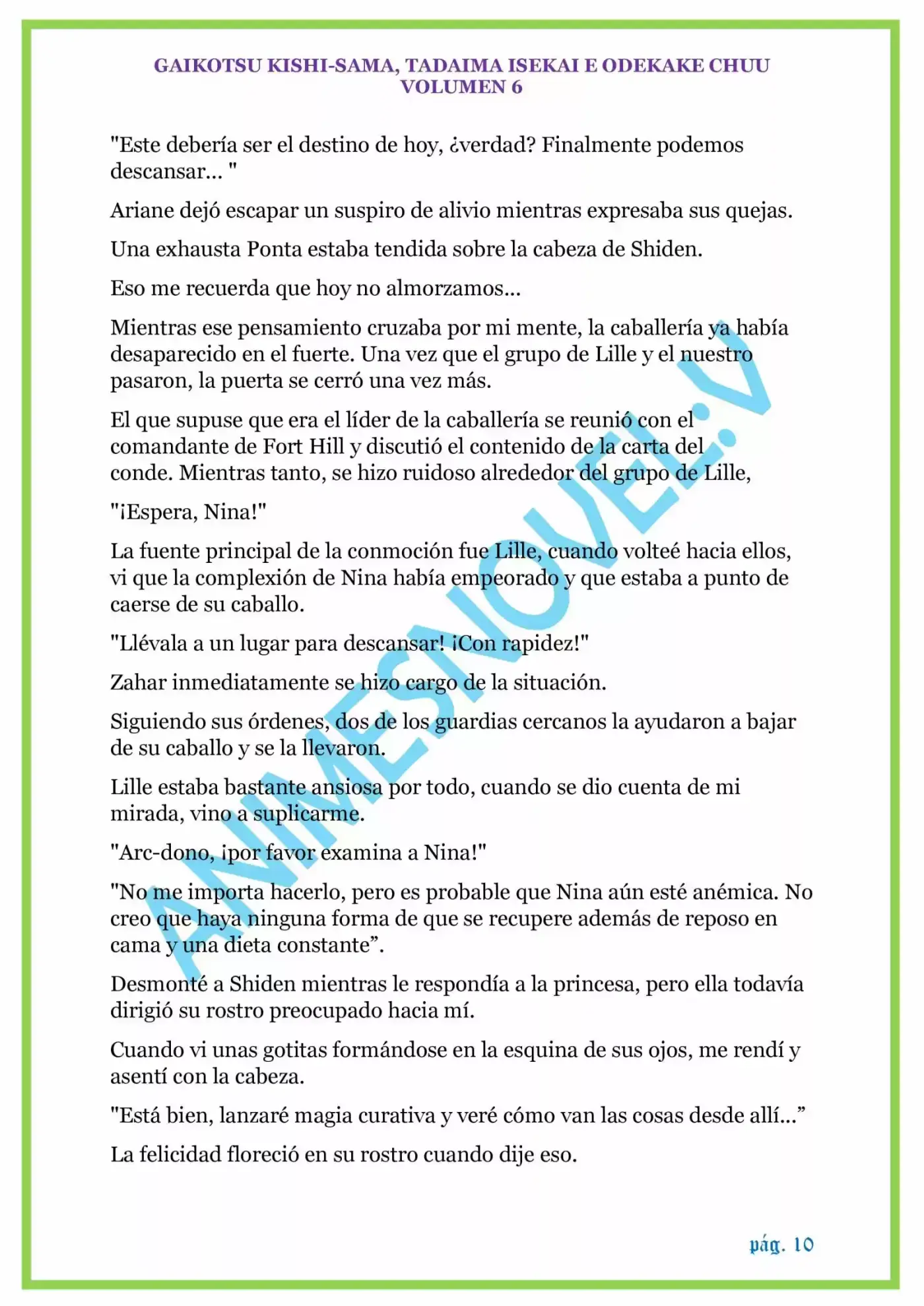 GAIKOTSU KISHI-SAMA (Novela) - Capítulo 143 - Página 10 - LectorTMOo