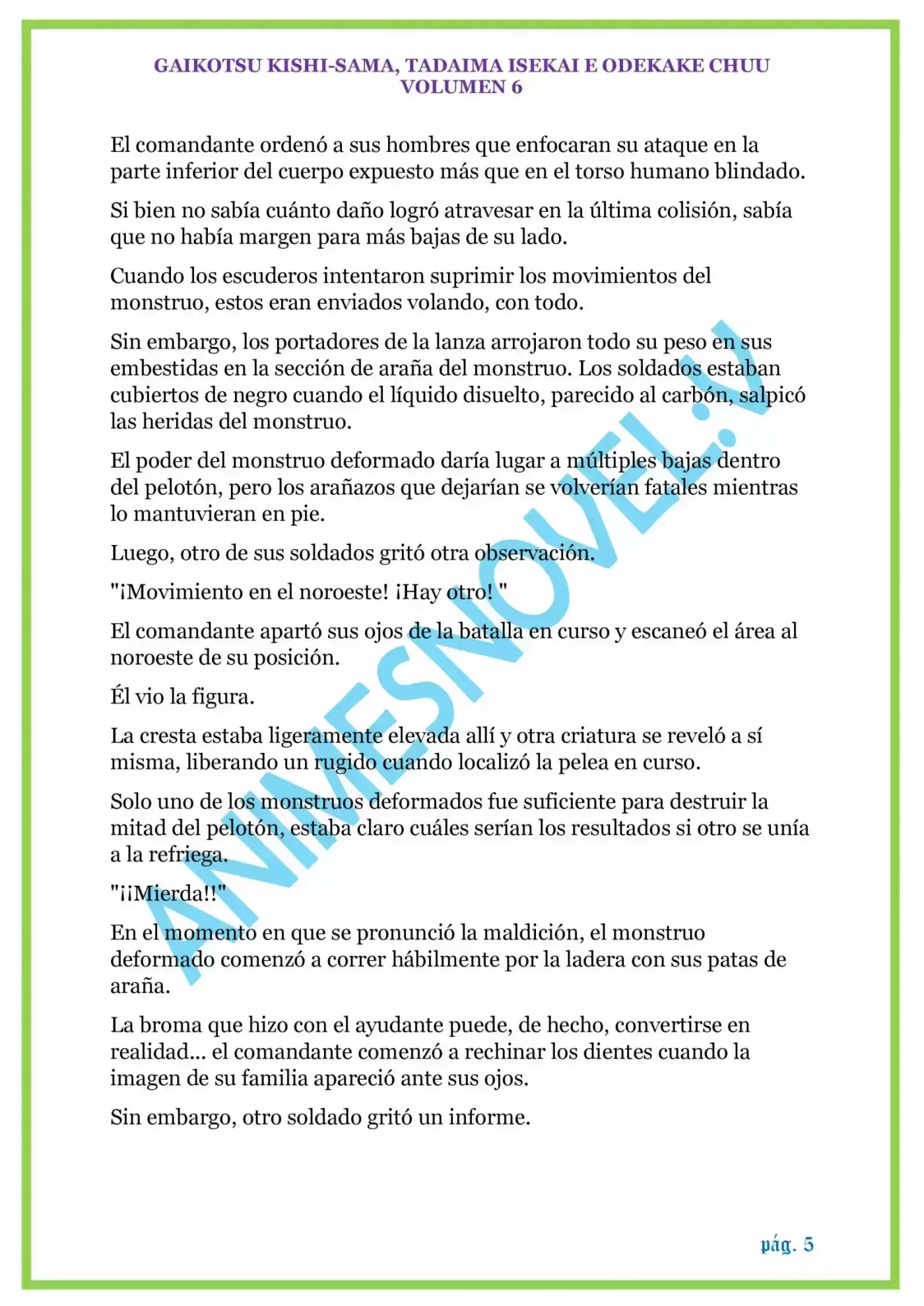GAIKOTSU KISHI-SAMA (Novela) - Capítulo 144 - Página 5 - LectorTMOo