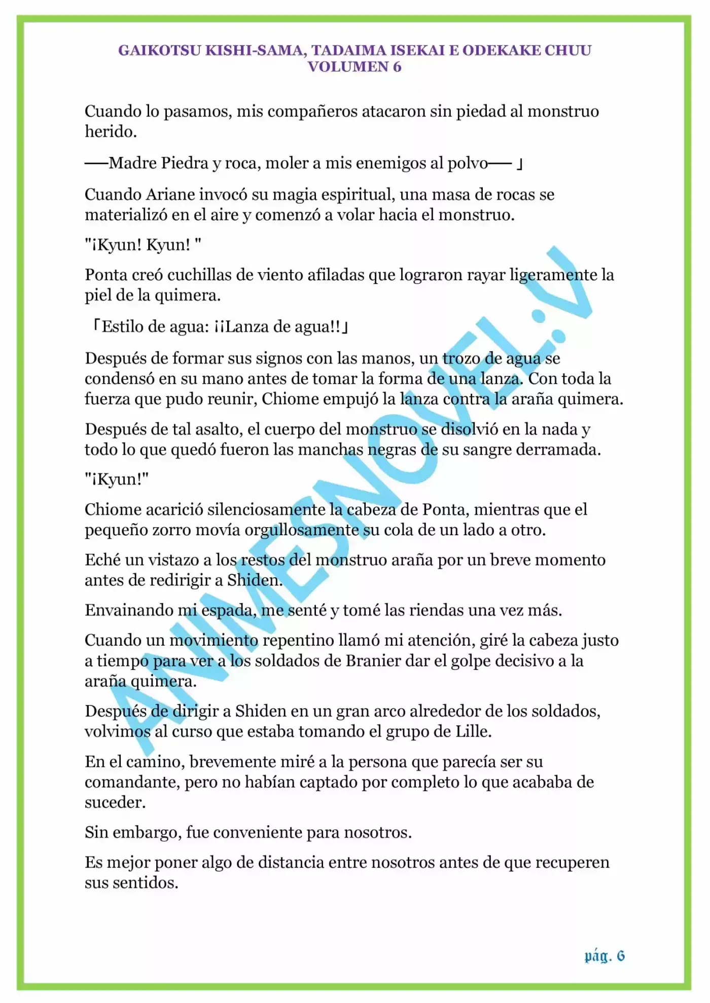 GAIKOTSU KISHI-SAMA (Novela) - Capítulo 146 - Página 6 - LectorTMOo