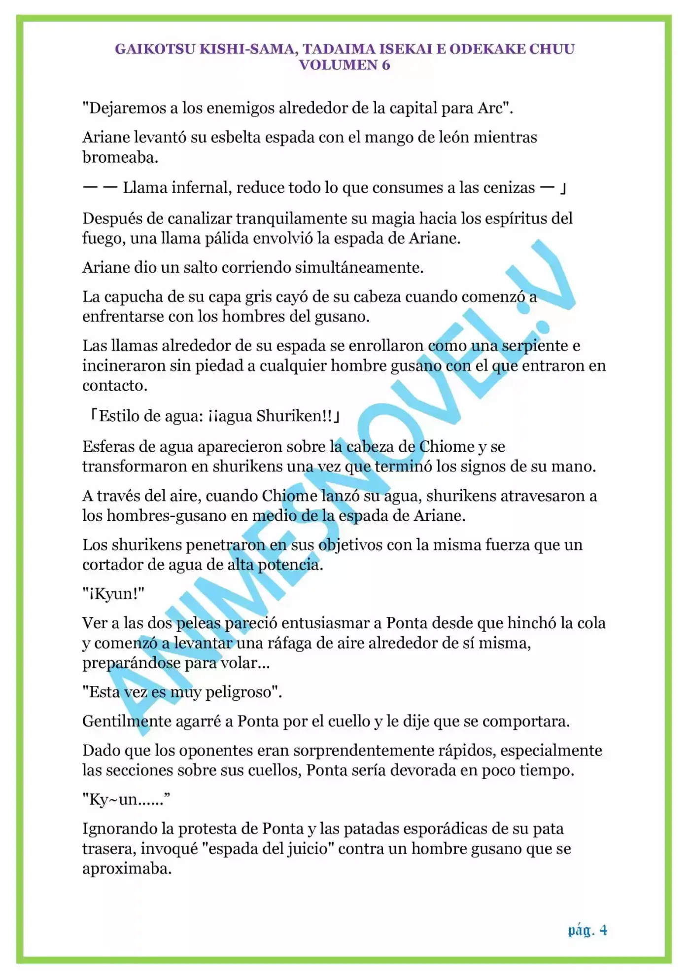 GAIKOTSU KISHI-SAMA (Novela) - Capítulo 148 - Página 4 - LectorTMOo