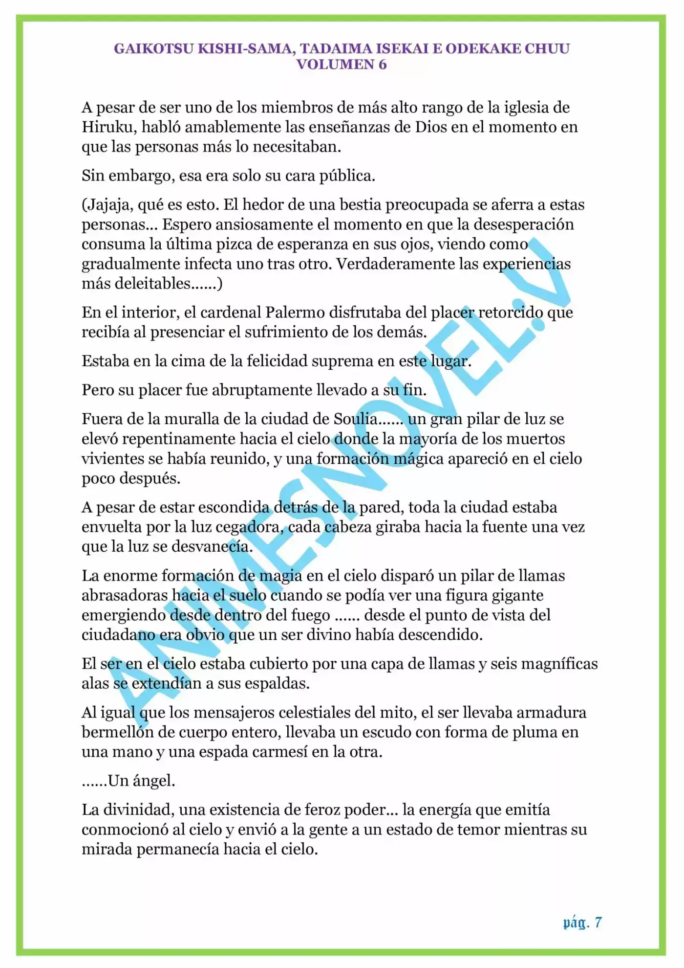 GAIKOTSU KISHI-SAMA (Novela) - Capítulo 151 - Página 7 - LectorTMOo