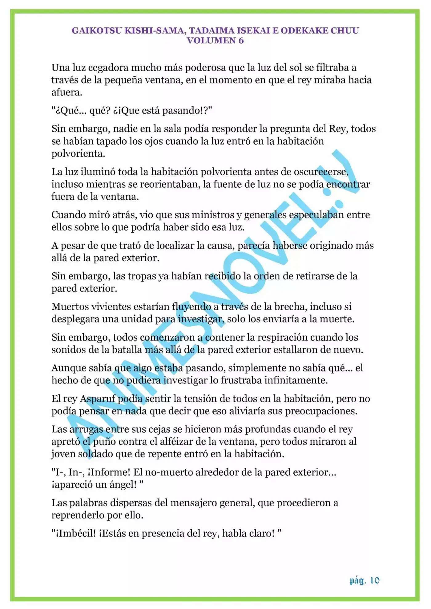 GAIKOTSU KISHI-SAMA (Novela) - Capítulo 151 - Página 10 - LectorTMOo