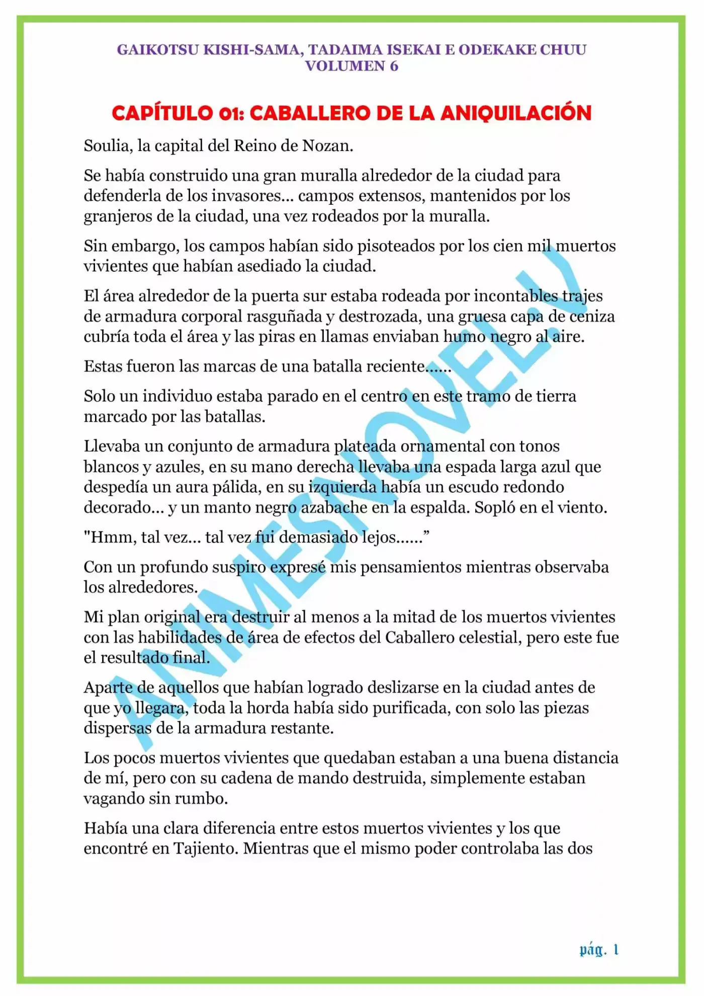GAIKOTSU KISHI-SAMA (Novela) - Capítulo 152.10 - Página 1 - LectorTMOo