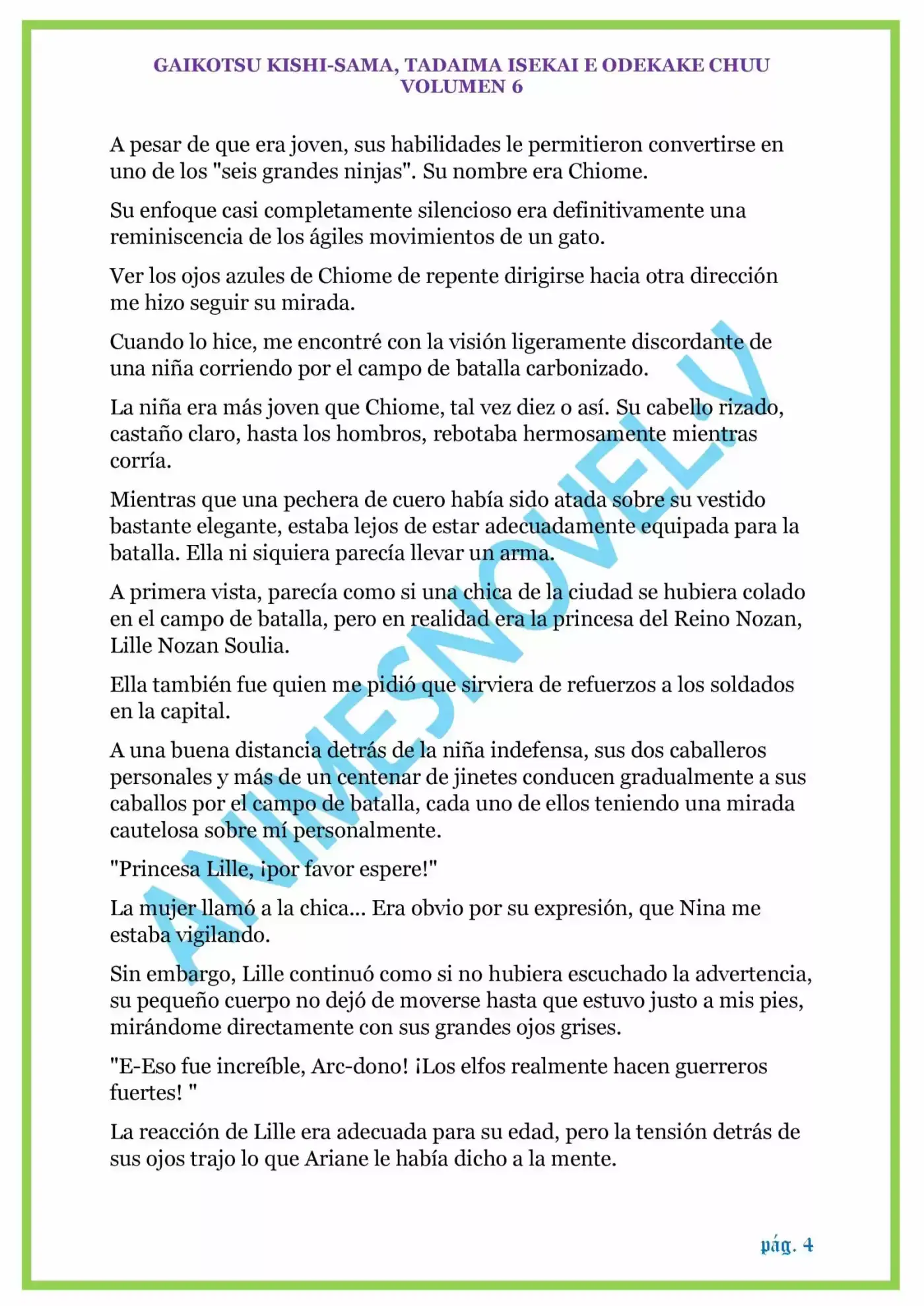 GAIKOTSU KISHI-SAMA (Novela) - Capítulo 152.10 - Página 4 - LectorTMOo