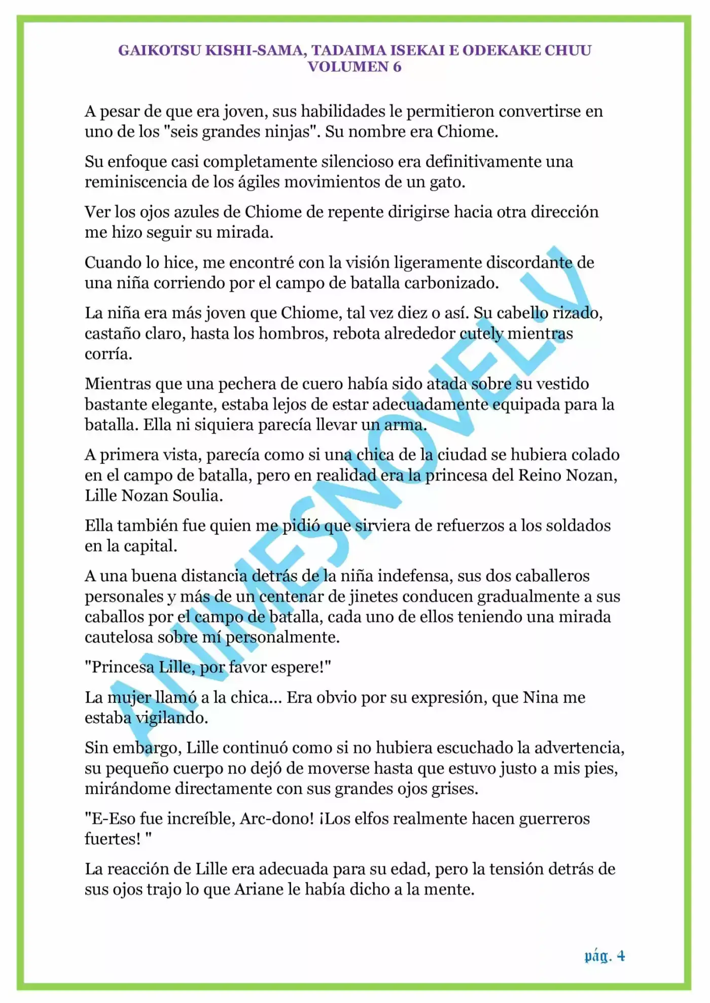 GAIKOTSU KISHI-SAMA (Novela) - Capítulo 152 - Página 4 - LectorTMOo