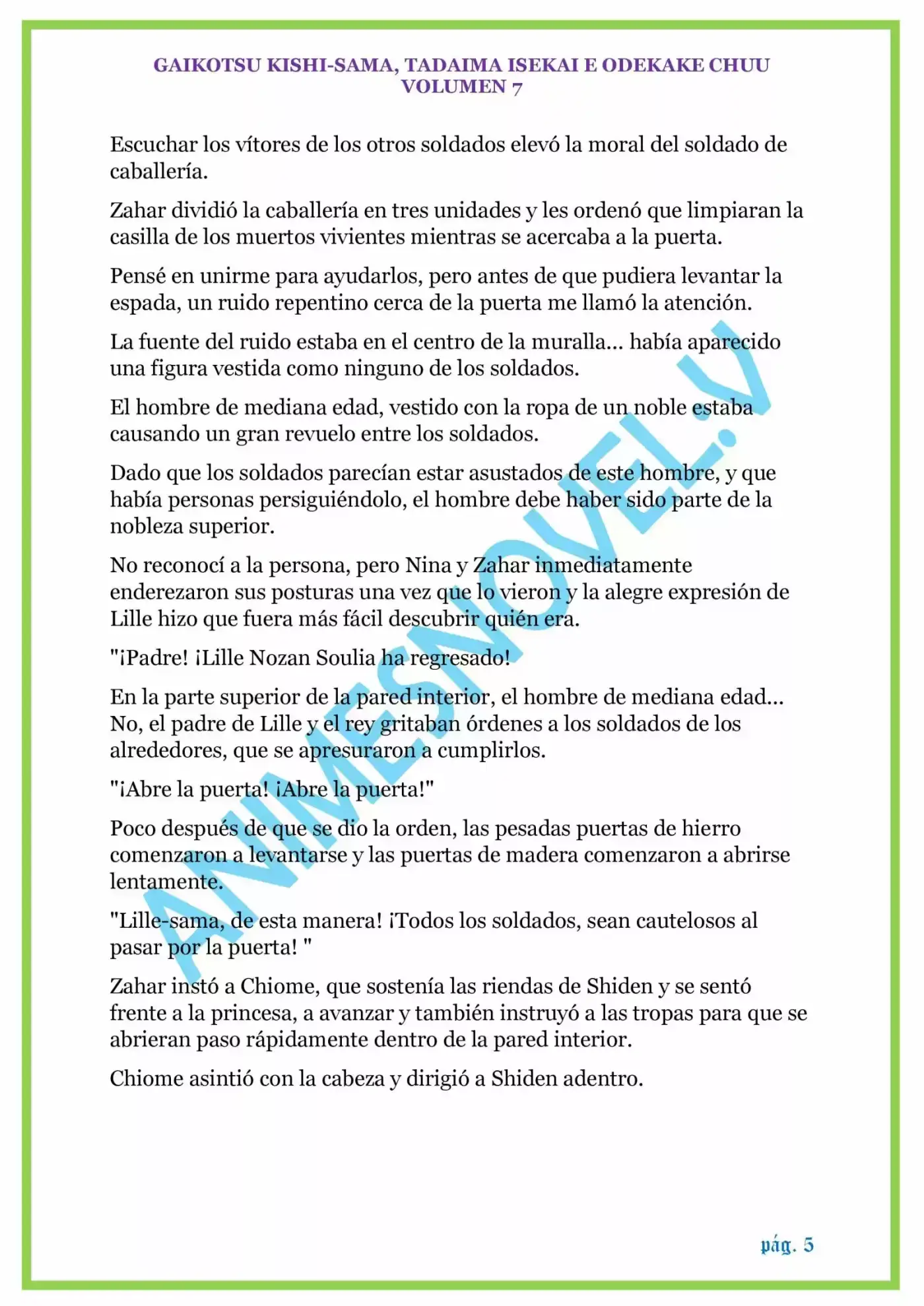 GAIKOTSU KISHI-SAMA (Novela) - Capítulo 153 - Página 5 - LectorTMOo