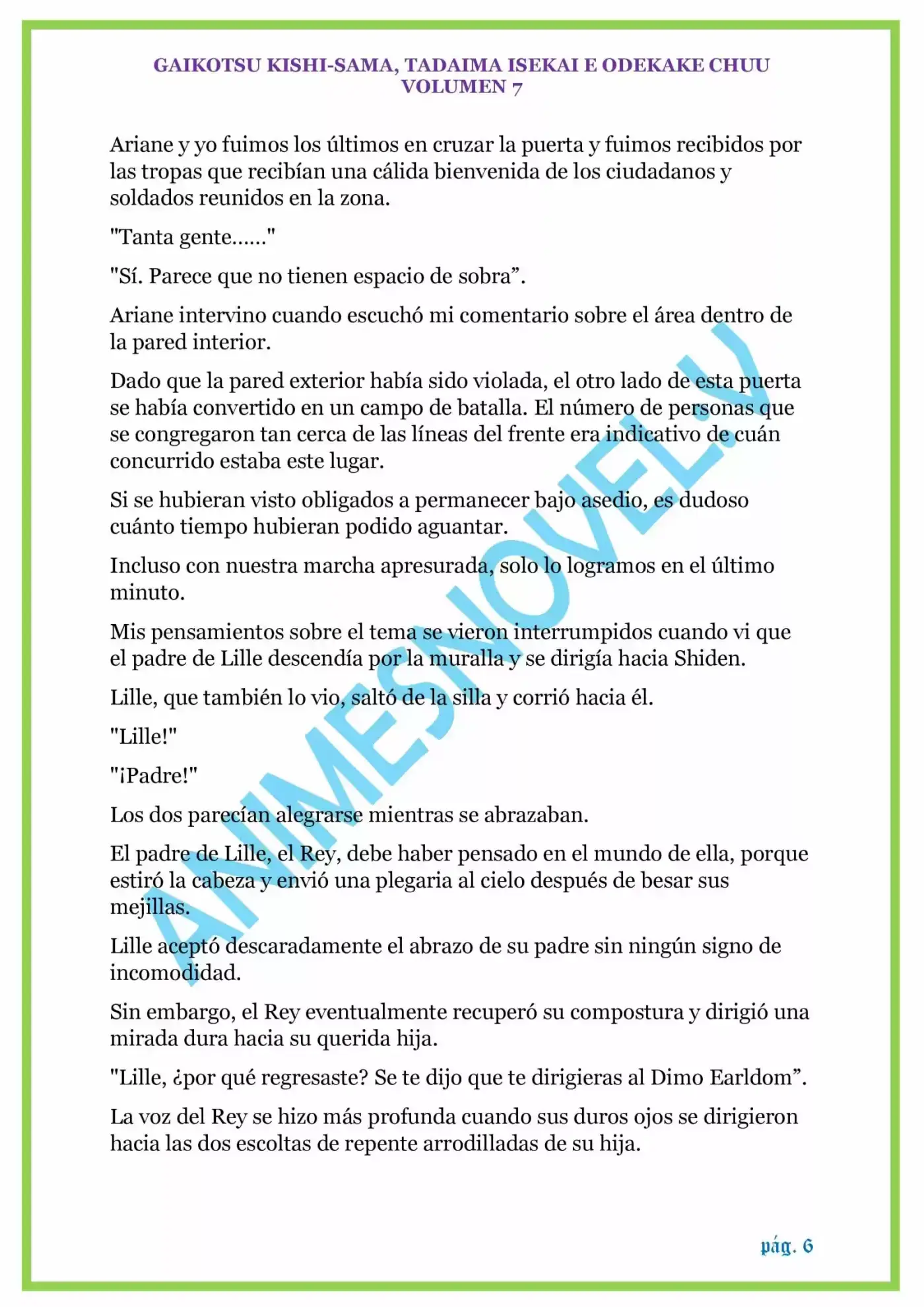 GAIKOTSU KISHI-SAMA (Novela) - Capítulo 153 - Página 6 - LectorTMOo