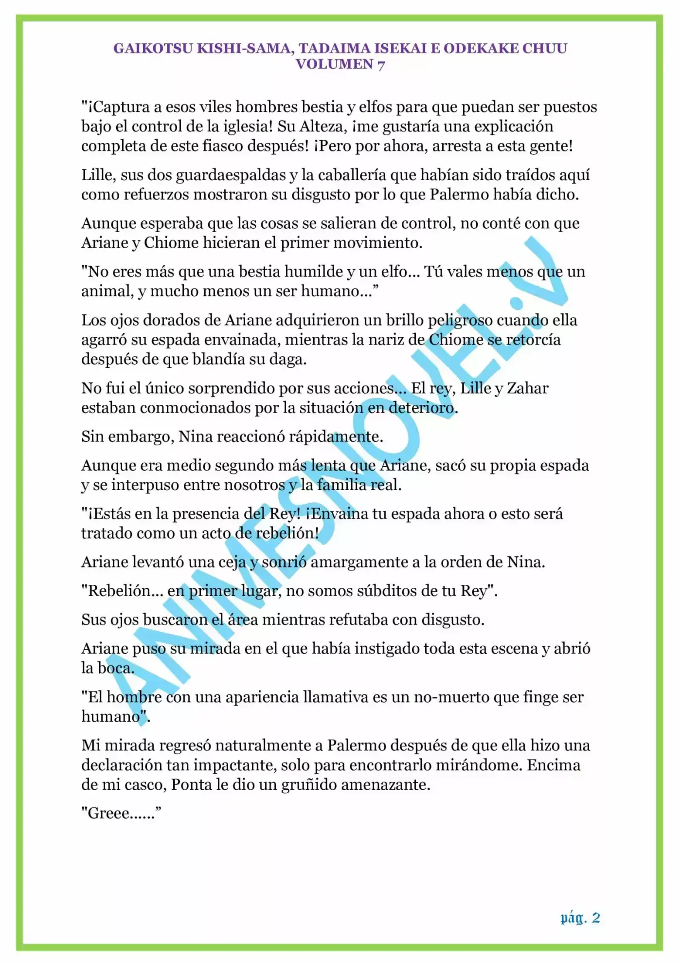 GAIKOTSU KISHI-SAMA (Novela) - Capítulo 154 - Página 2 - LectorTMOo