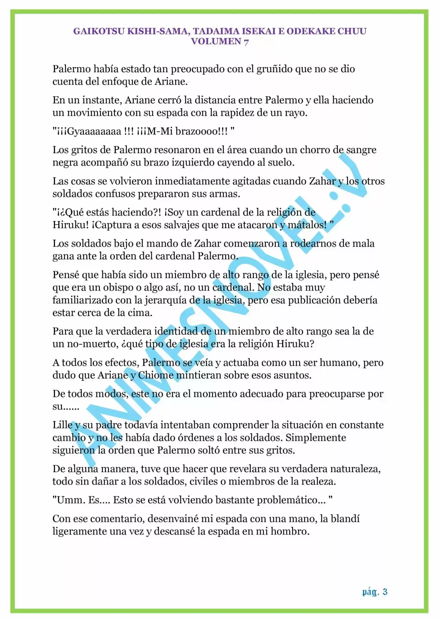 GAIKOTSU KISHI-SAMA (Novela) - Capítulo 154 - Página 3 - LectorTMOo