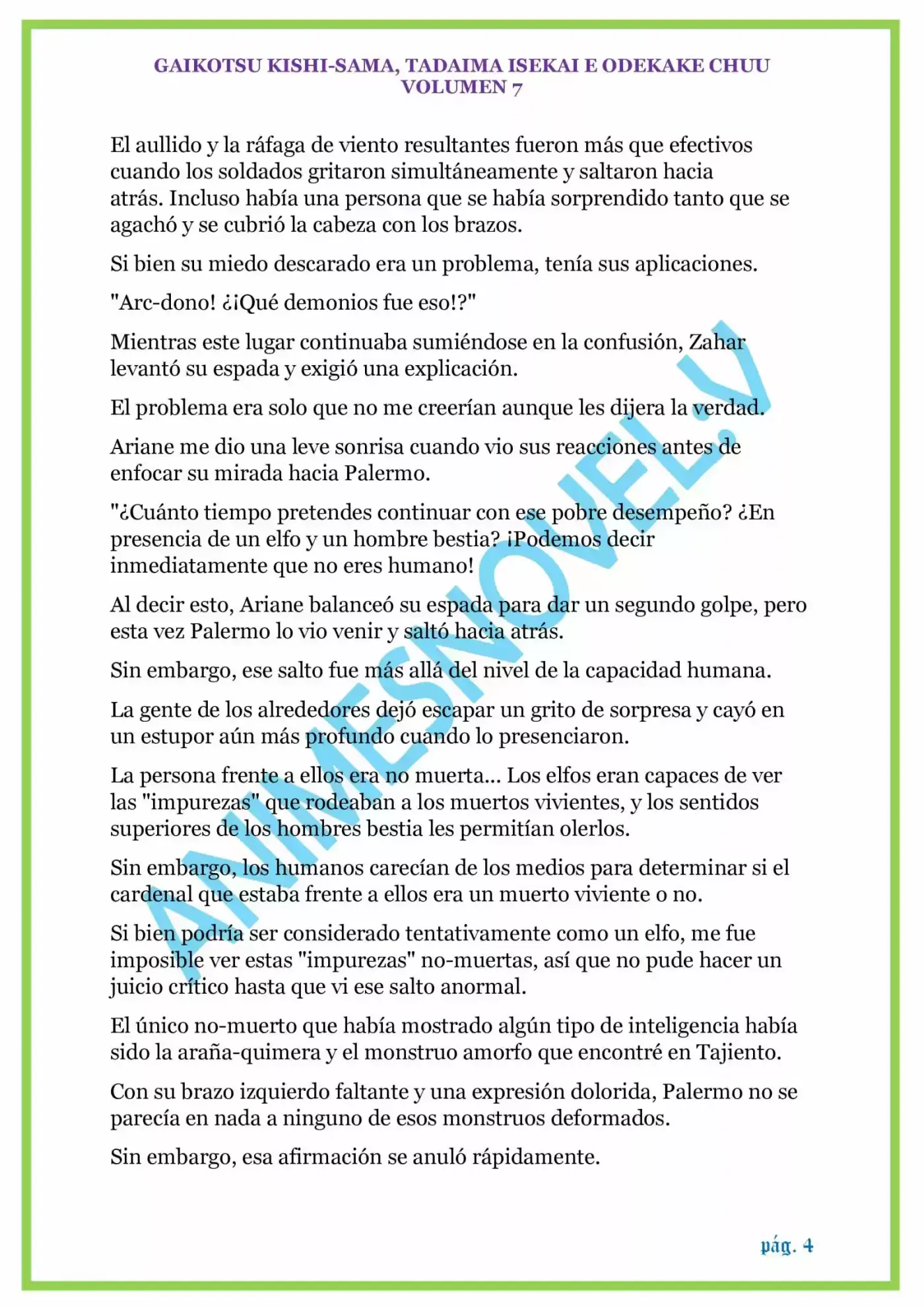 GAIKOTSU KISHI-SAMA (Novela) - Capítulo 154 - Página 4 - LectorTMOo