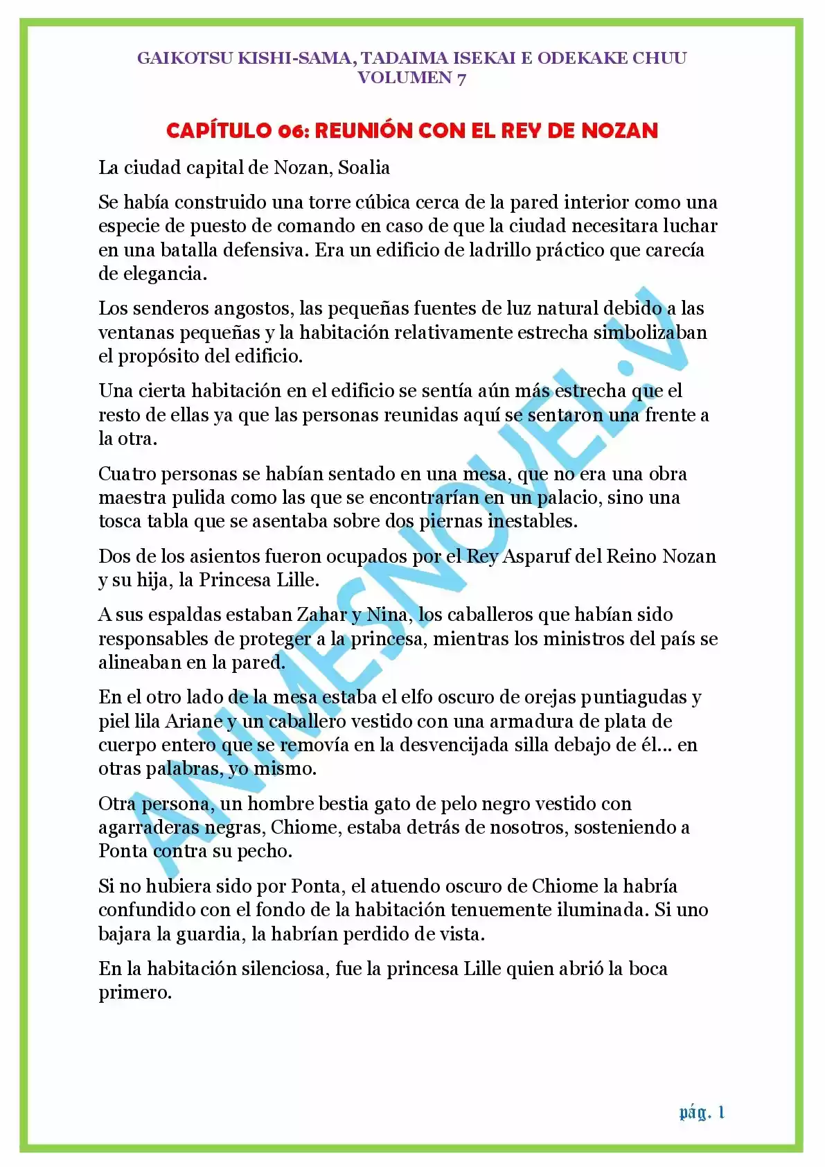 GAIKOTSU KISHI-SAMA (Novela) - Capítulo 157 - Página 1 - LectorTMOo